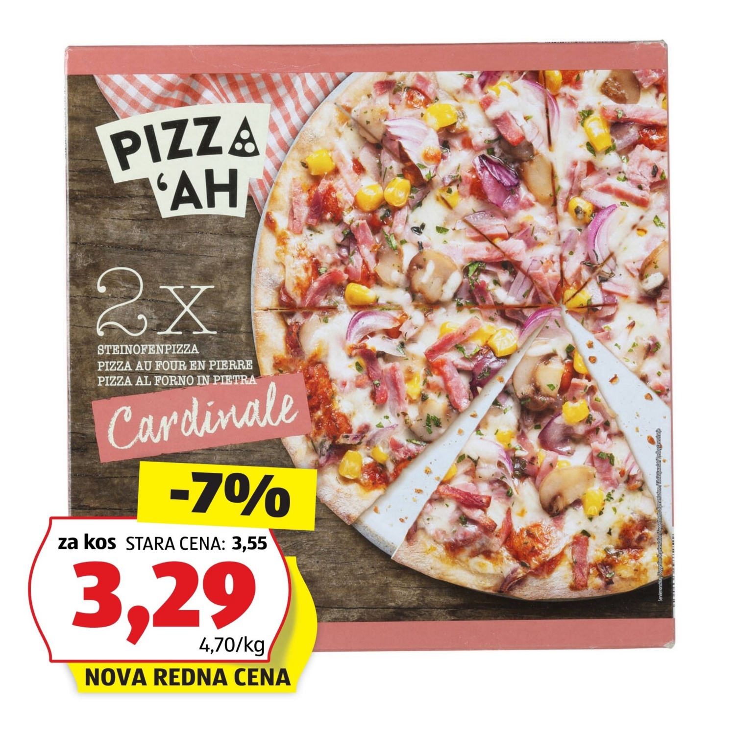 Pizza iz krušne peči, cardinale