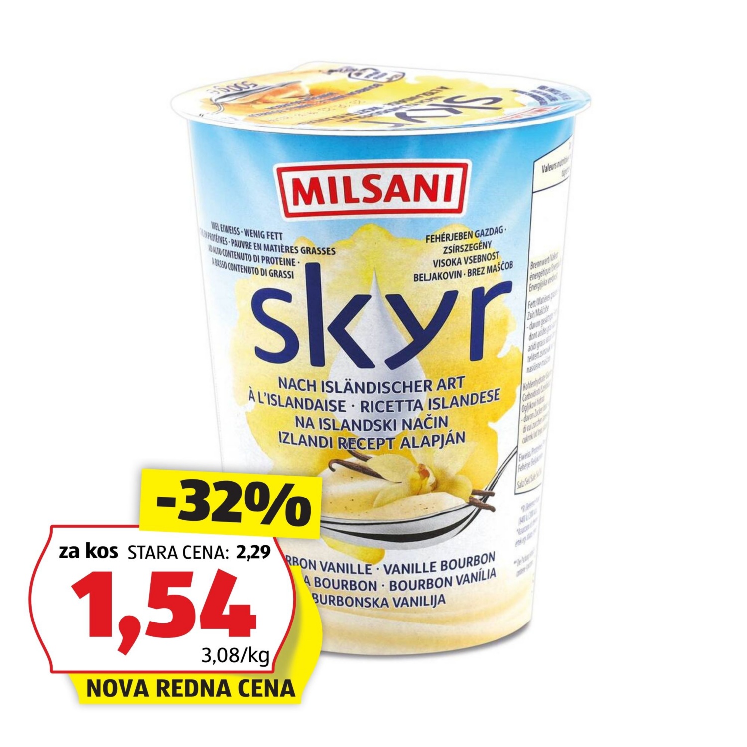Sadni skyr, vanilja