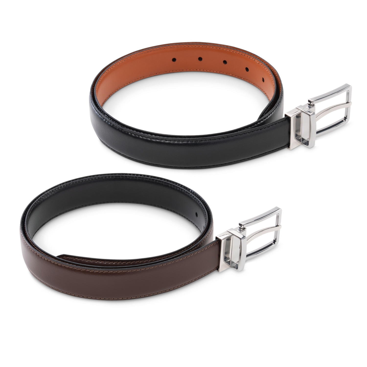 UP 2 FASHION MEN Herren-Ledergürtel, wendbar