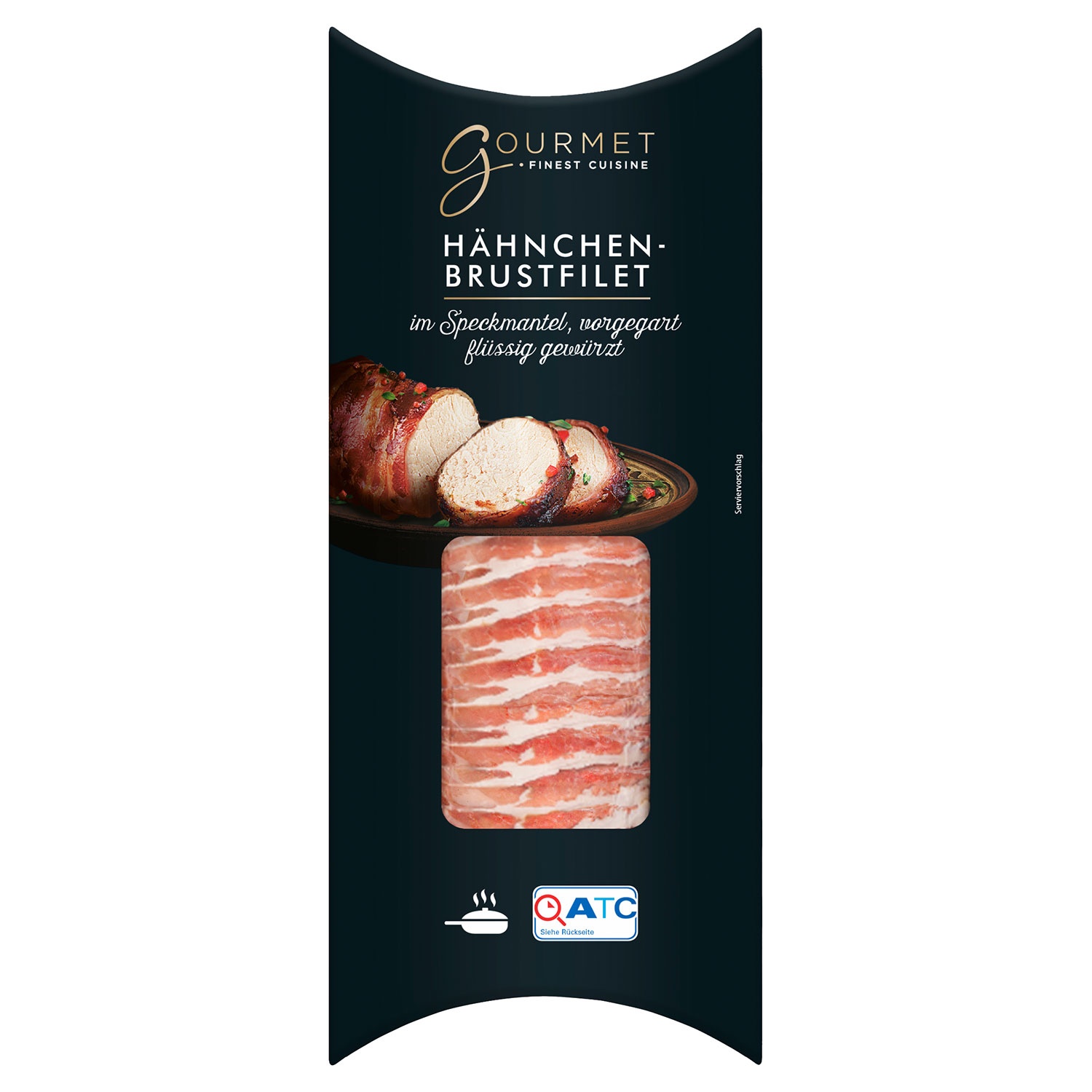 GOURMET FINEST CUISINE Hähnchenbrustfilet im Speckmantel 350 g