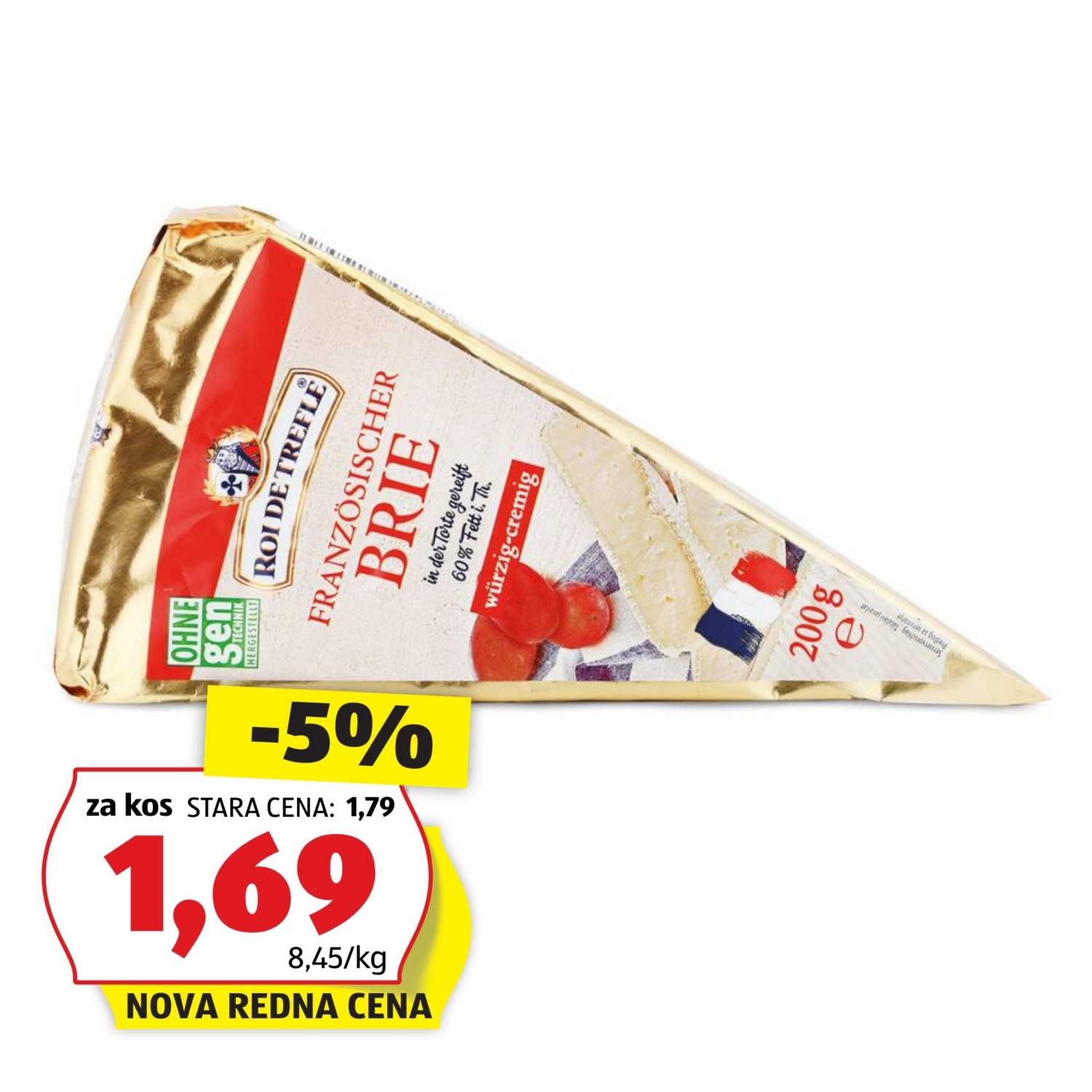 ROI DE TREFLE Francoski sir Brie