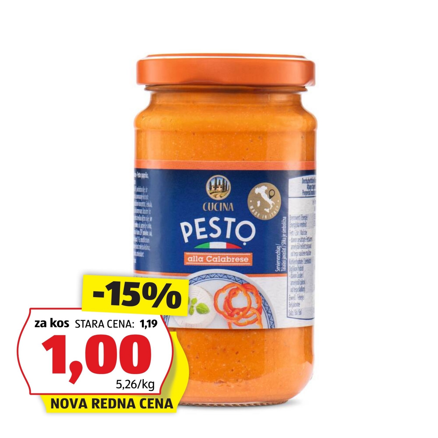CUCINA Pesto, calabrese