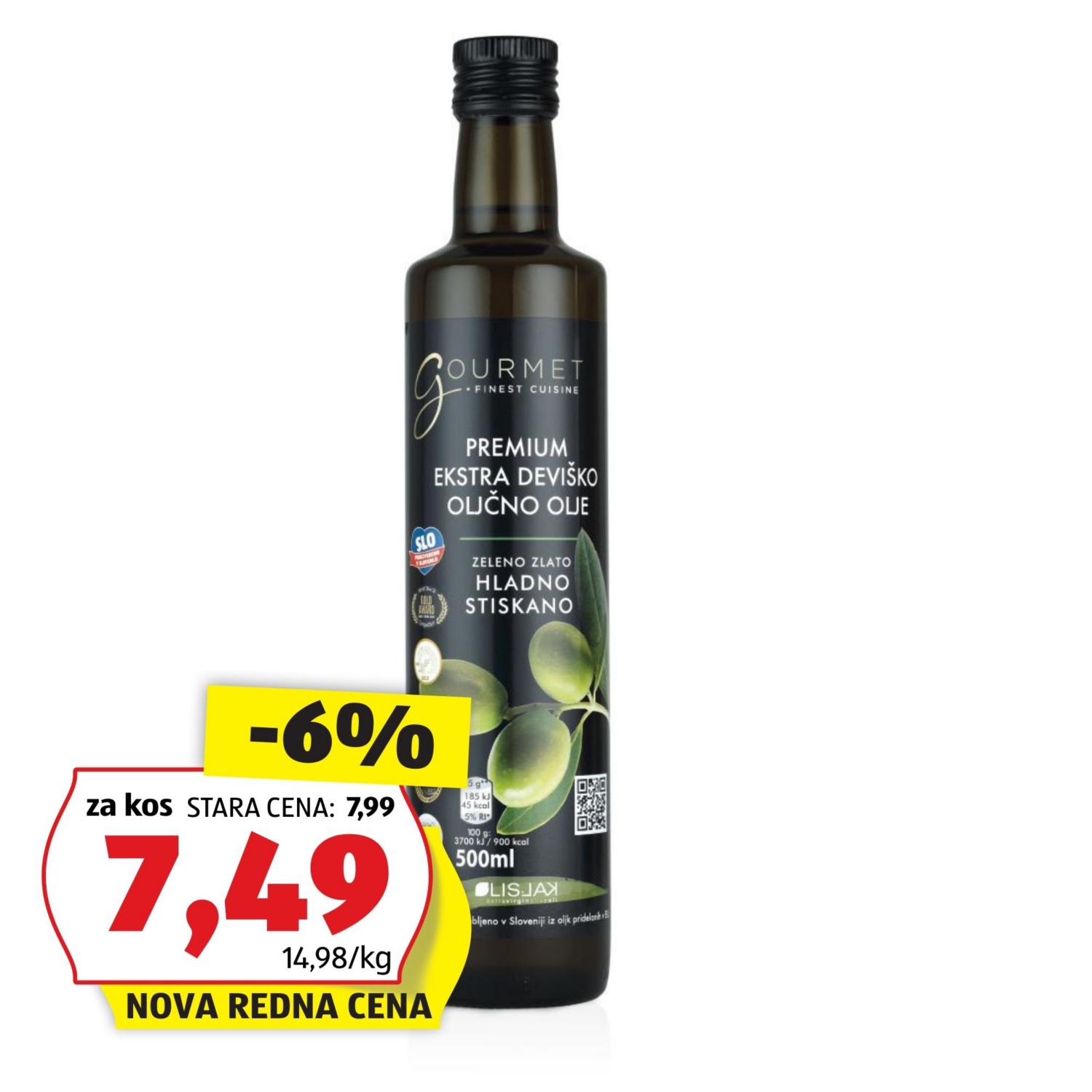 GOURMET FINEST CUISINE Ekstra deviško oljčno olje