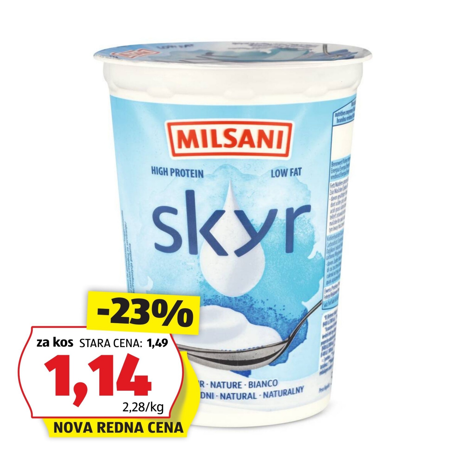 MILSANI Navadni skyr