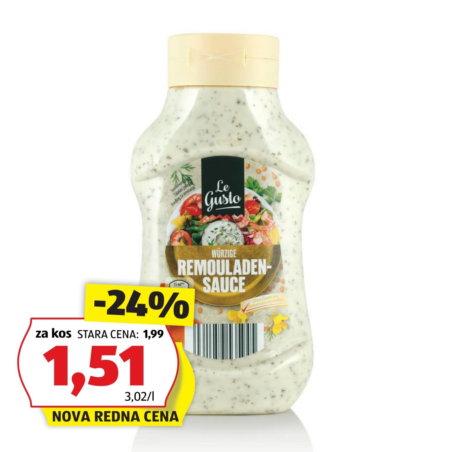 LE GUSTO Tatarska omaka