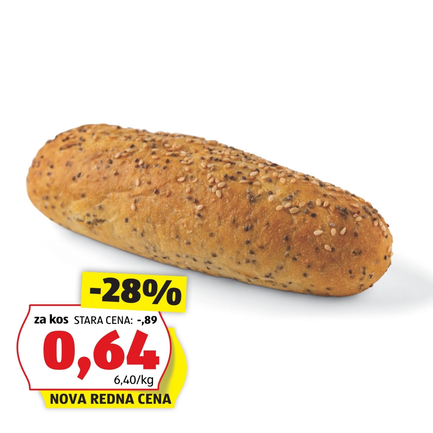 OKUS TRADICIJE Koruzna štručka, s chia semeni