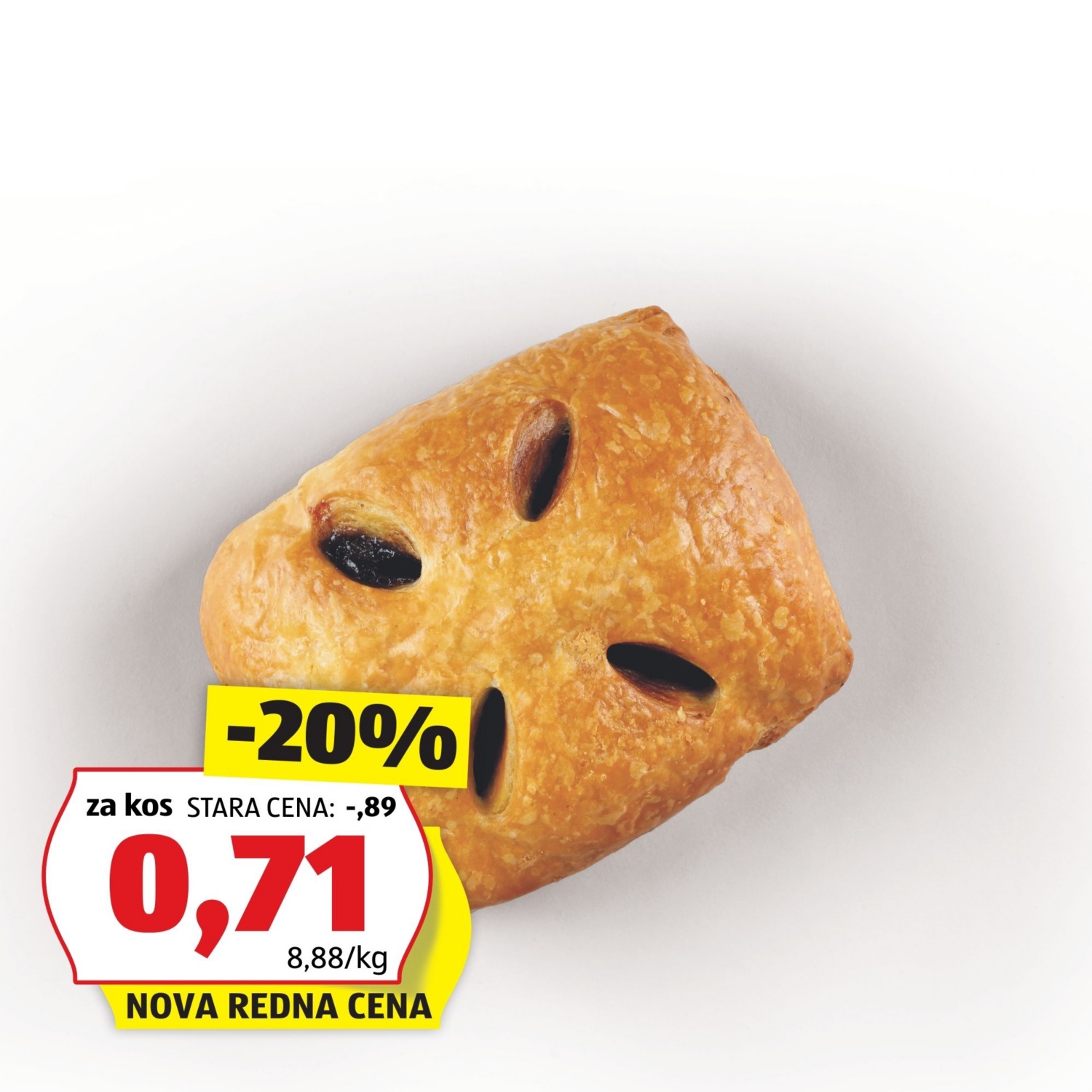 OKUS TRADICIJE Navihanček s čokoladno-lešnikovim nadevom