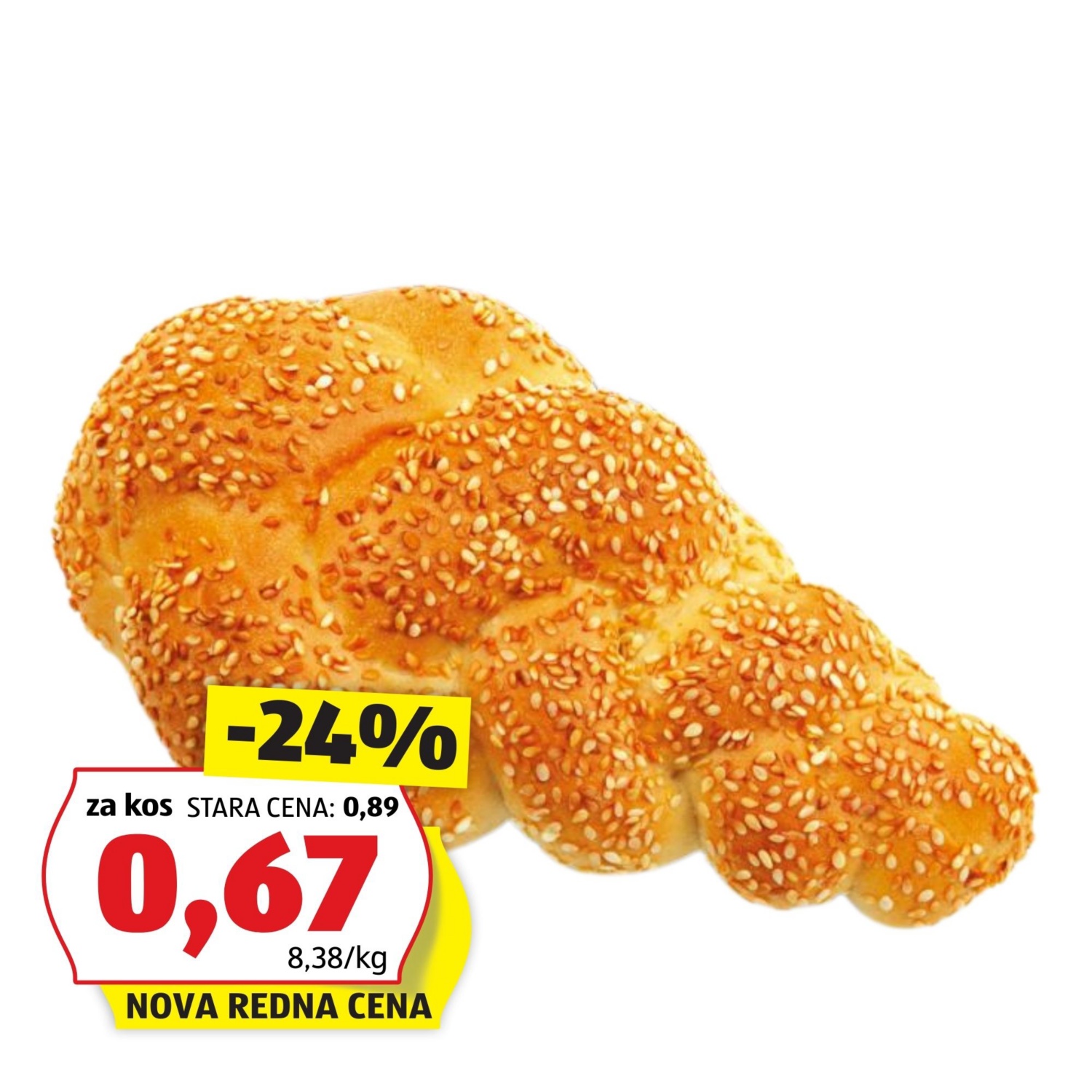 OKUS TRADICIJE Sezamova pletenica