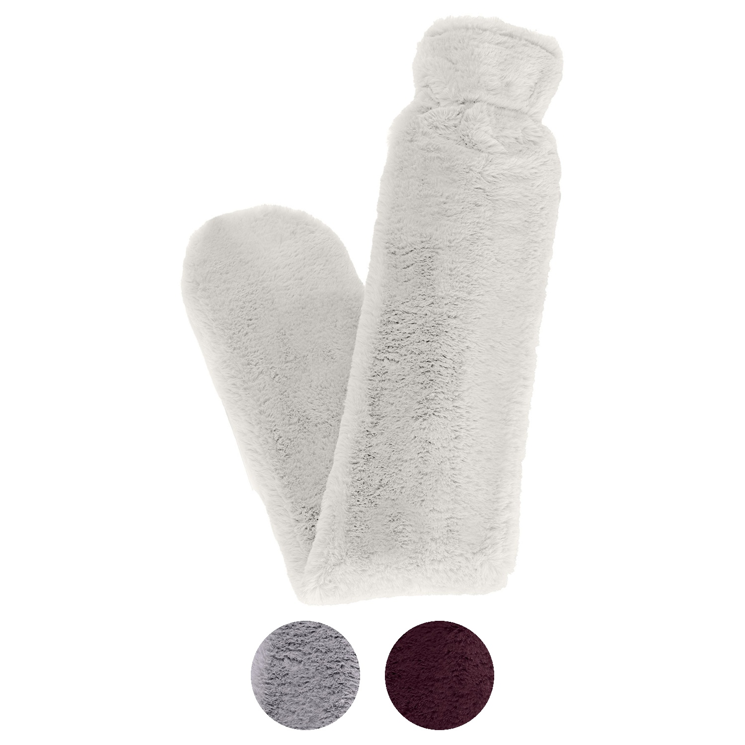 HOME CREATION Premium Wärmflasche, Slipper