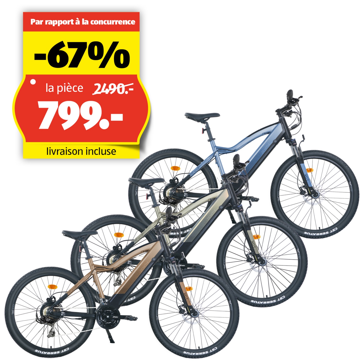 ZENITH E-Bikes X - Active ZXU°03+