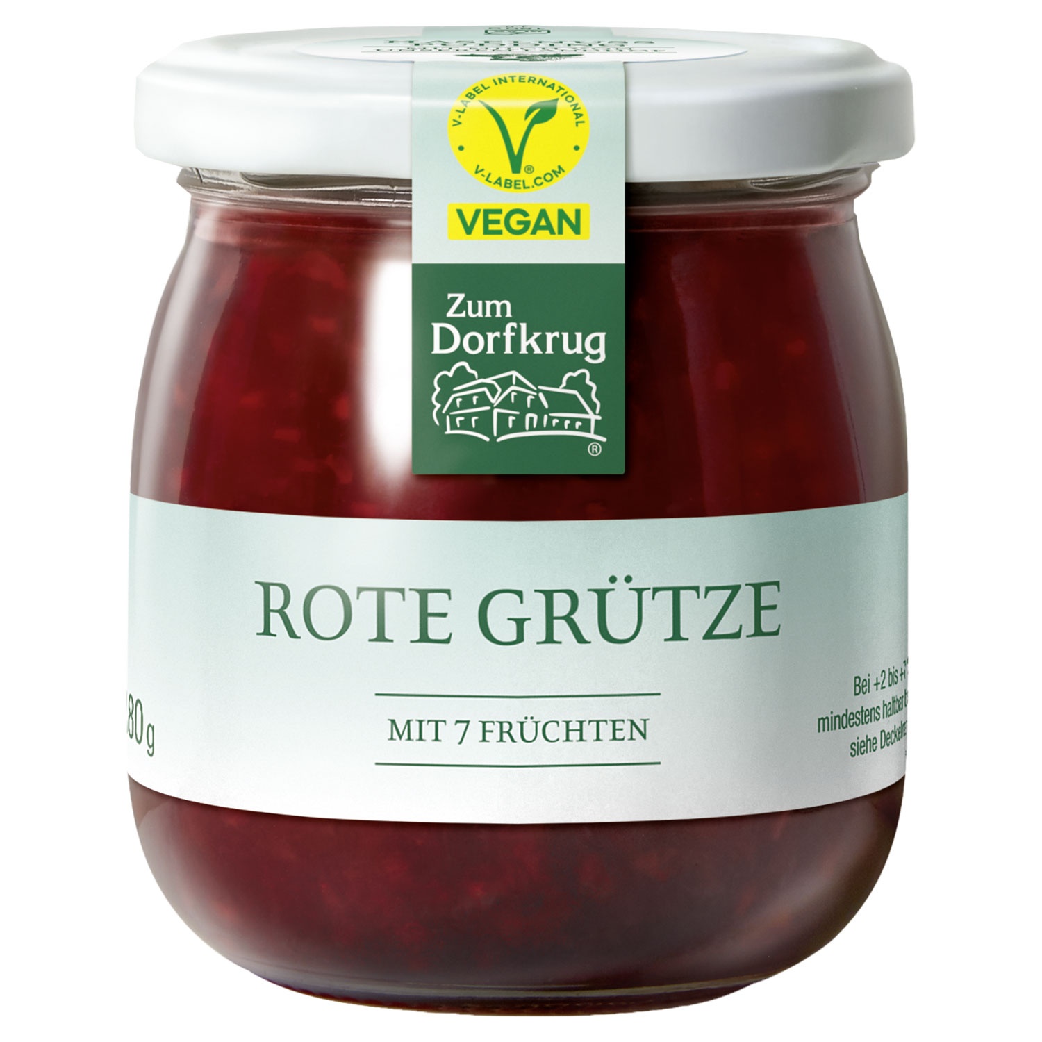 ZUM DORFKRUG Fruchtgrütze 180 g, Rote-Grütze