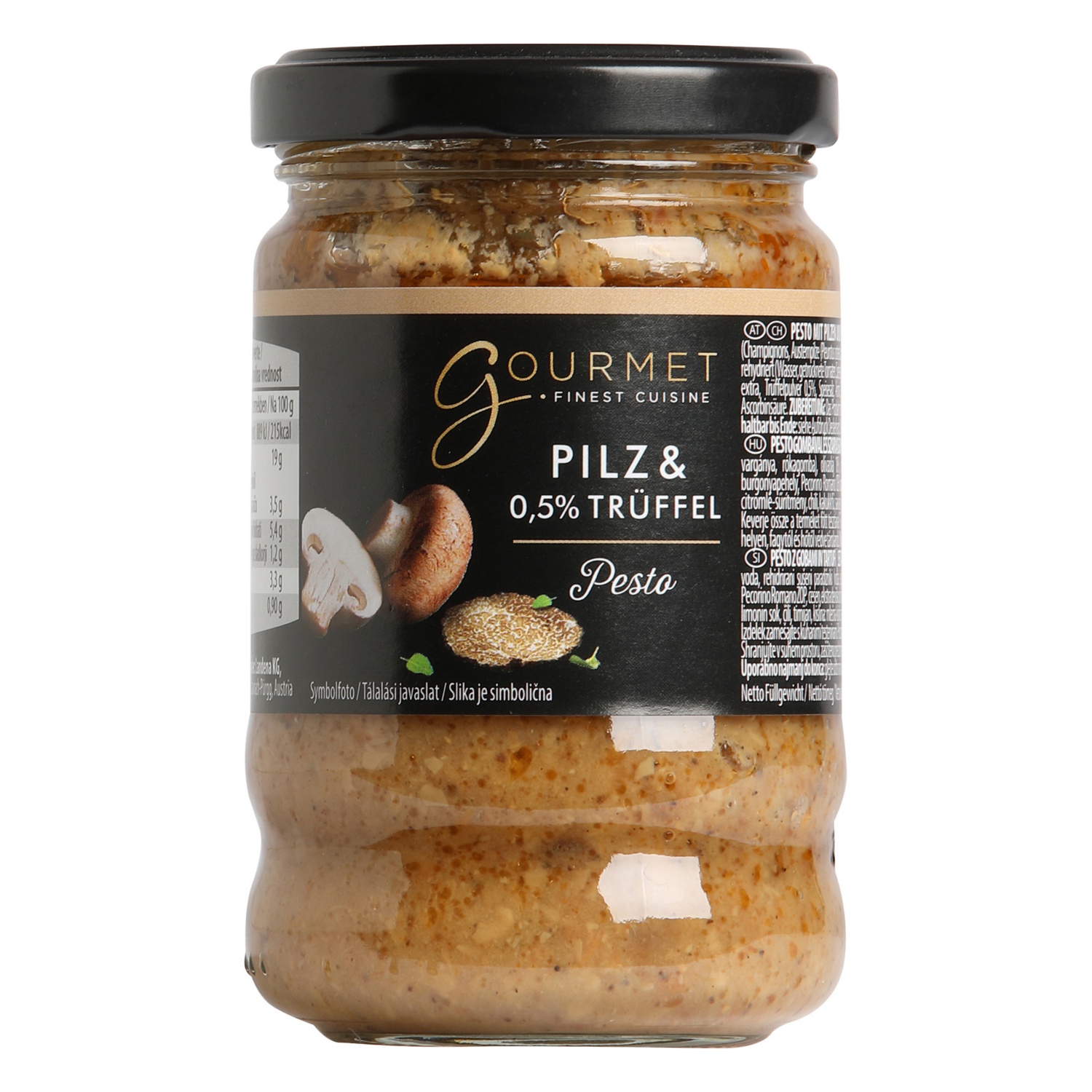 GOURMET Pesto, champignons et 0.5% de truffe