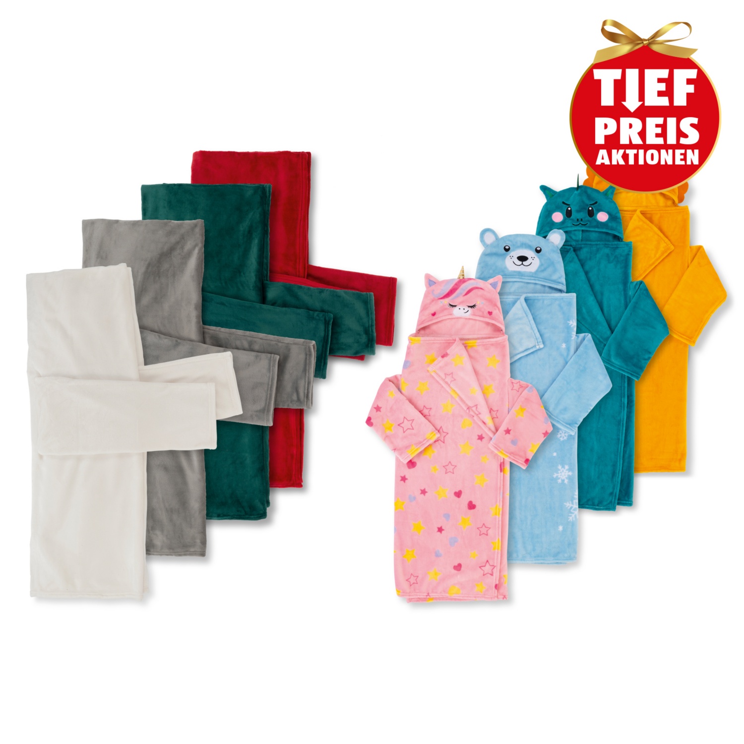 HOME CREATION Decke mit Ärmeln