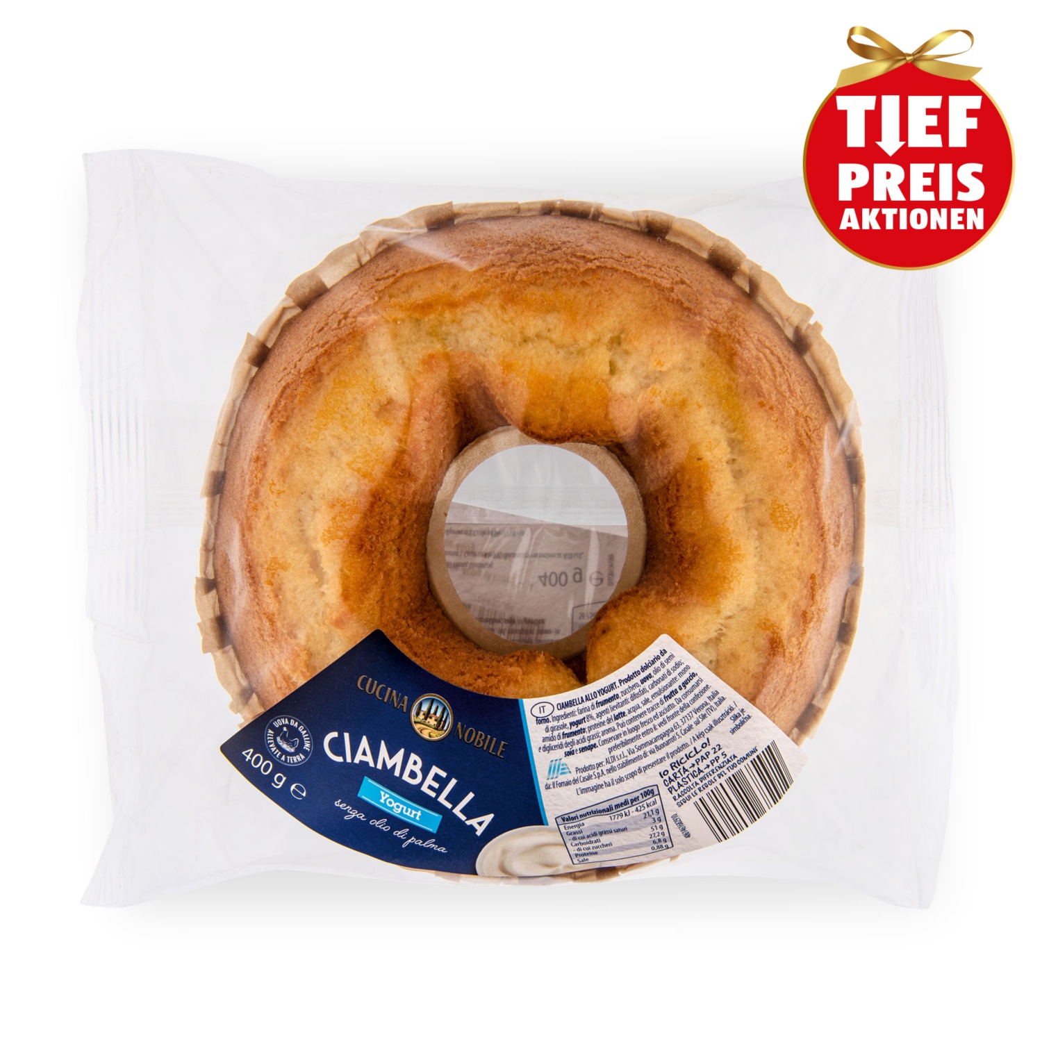 DOLCE NOBILE Ciambella, Joghurt