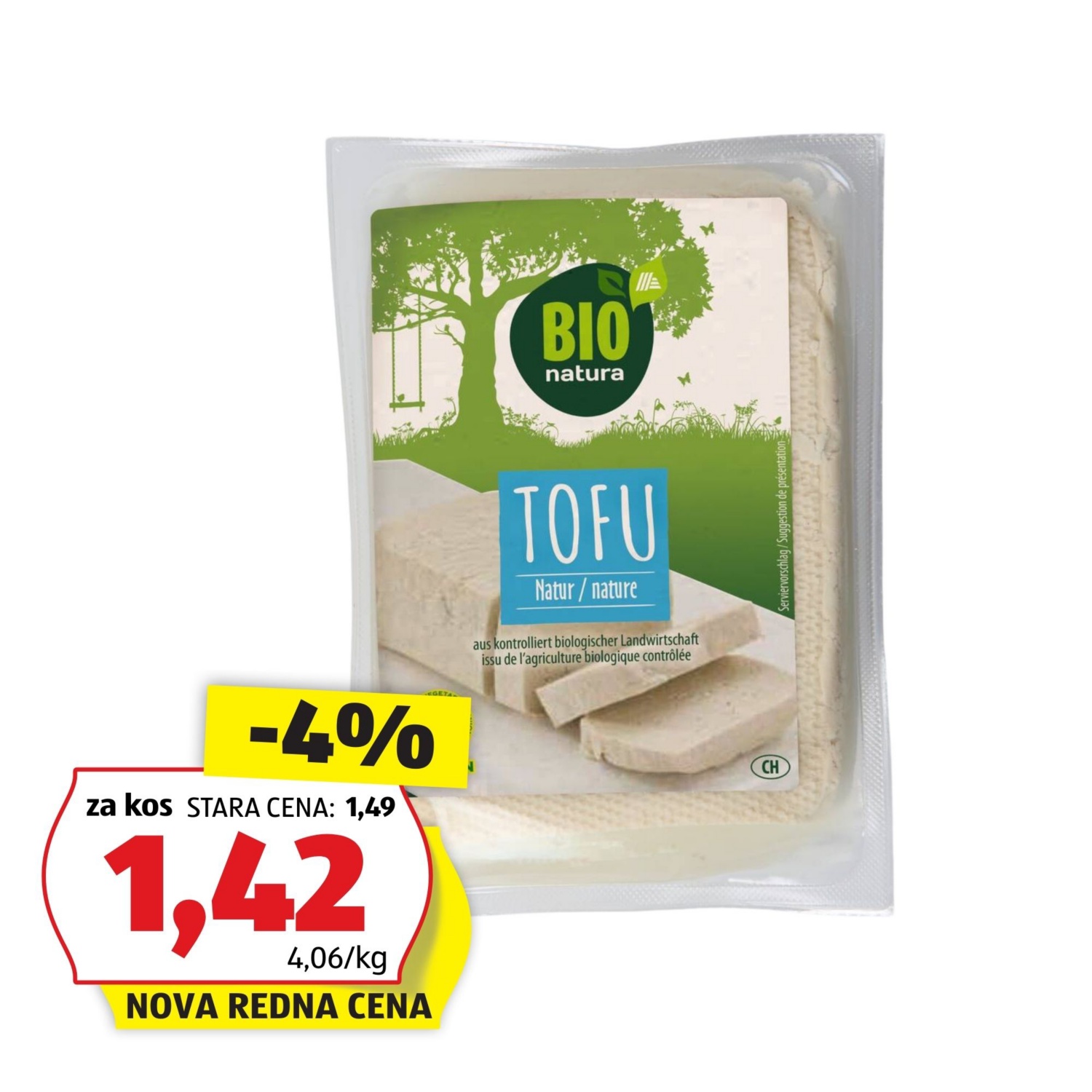 BIO Bio tofu, naravno