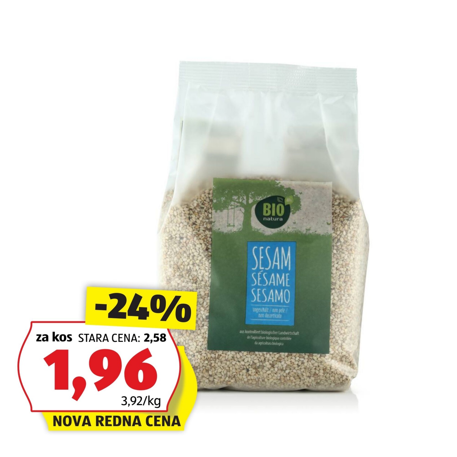 BIO Bio semena, cela sezamova