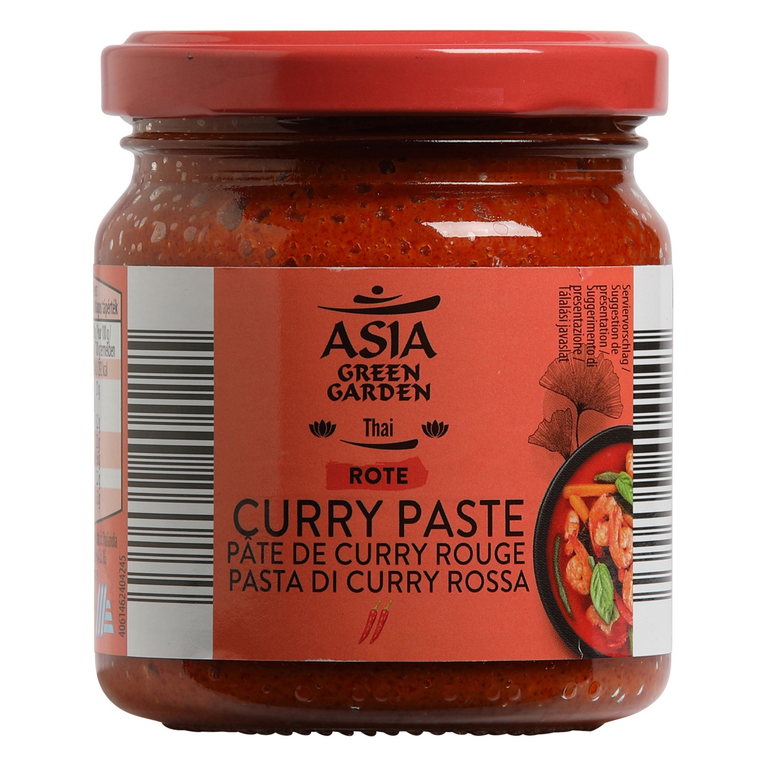 ASIA GREEN GARDEN Curry Pasten, rot