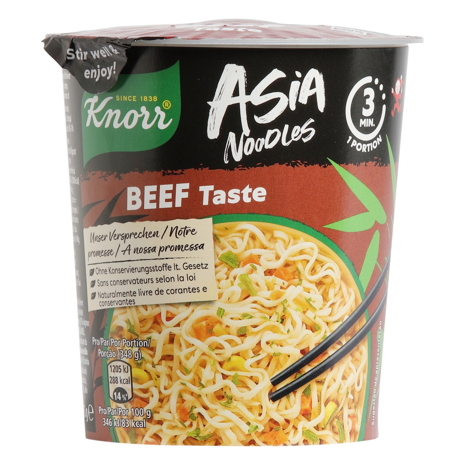 KNORR Asia Noodles pot, au bœuf