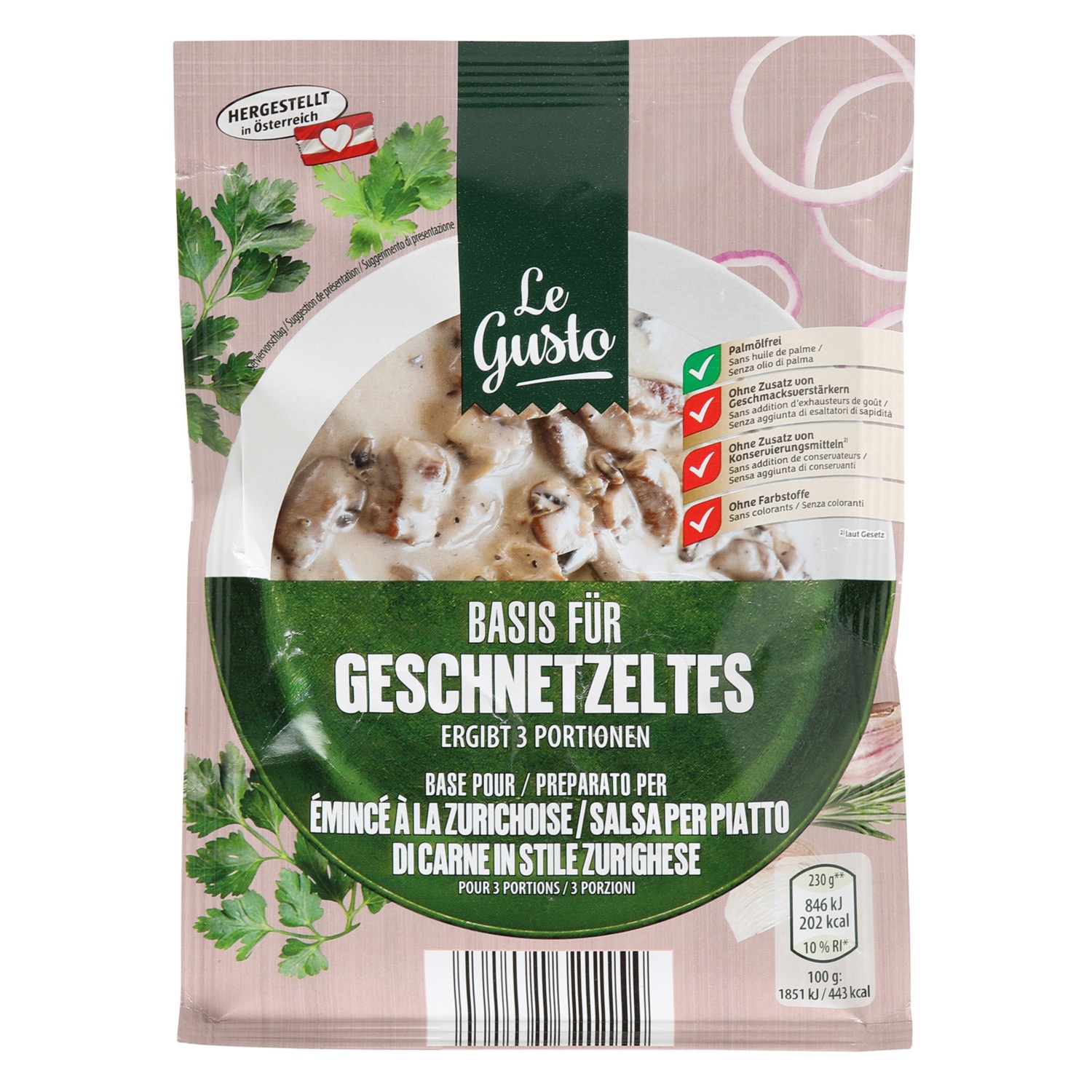 LE GUSTO Fix Mix 3, curichois