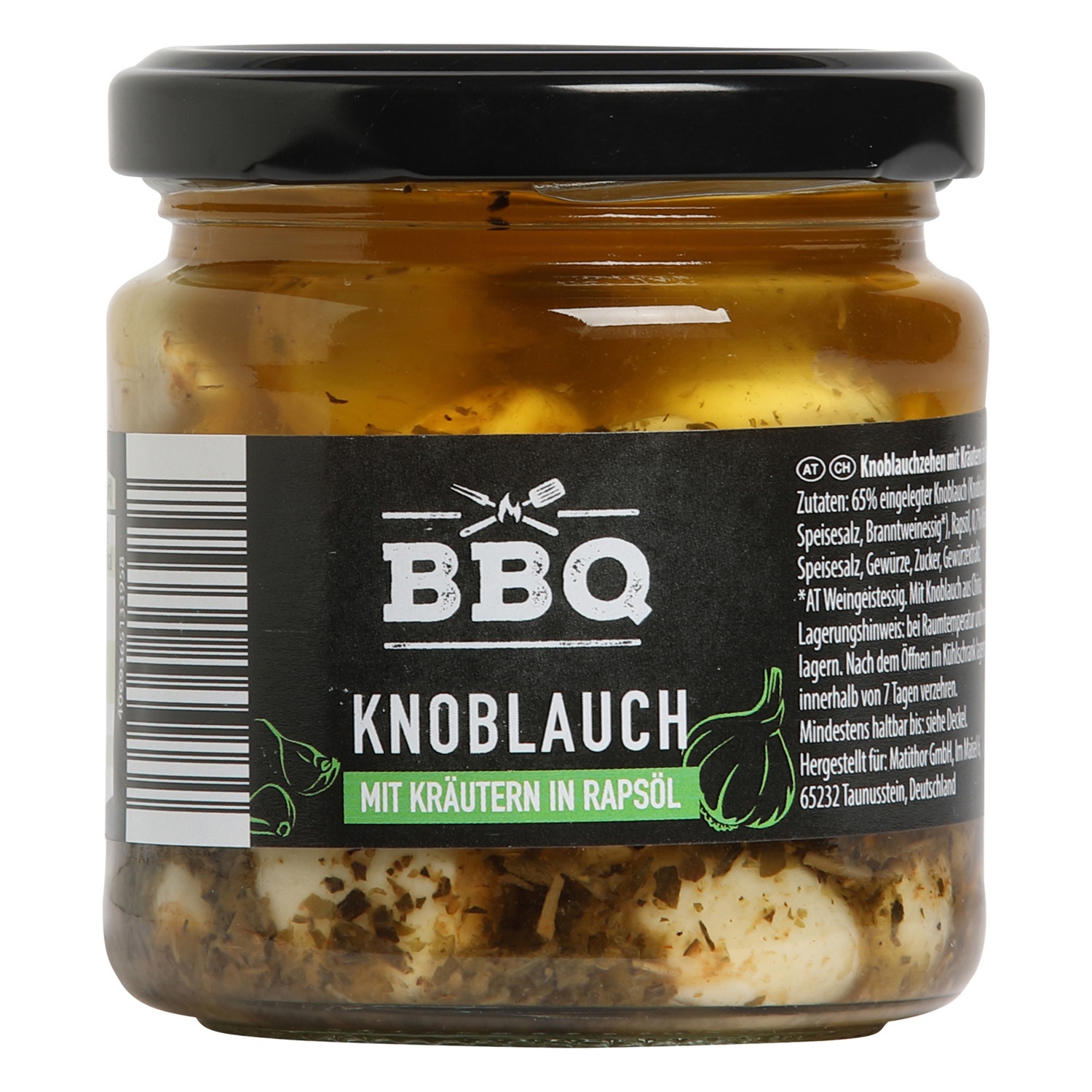 BBQ Spicchi d'aglio, olio alle erbe