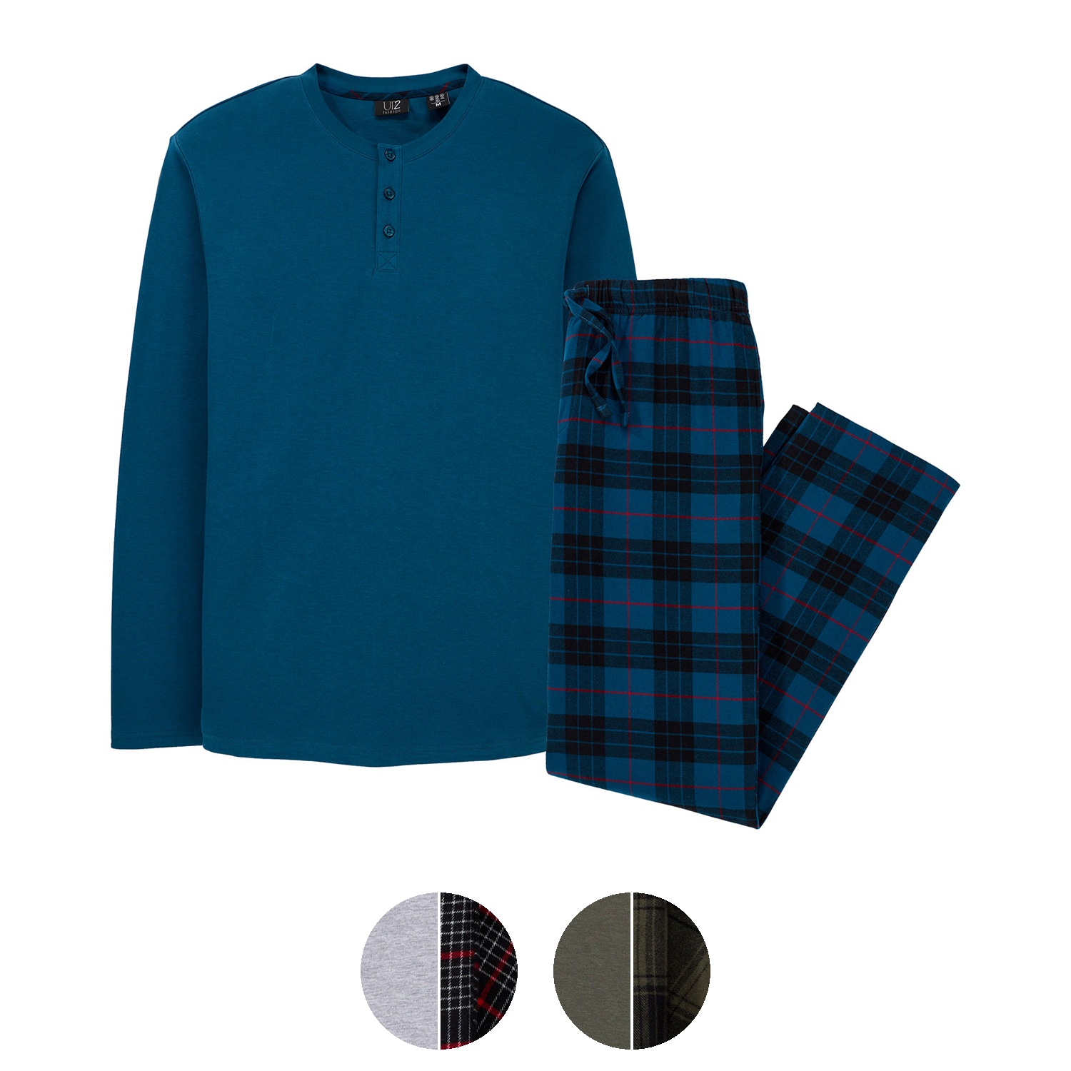 Herren Flanell Pyjama 