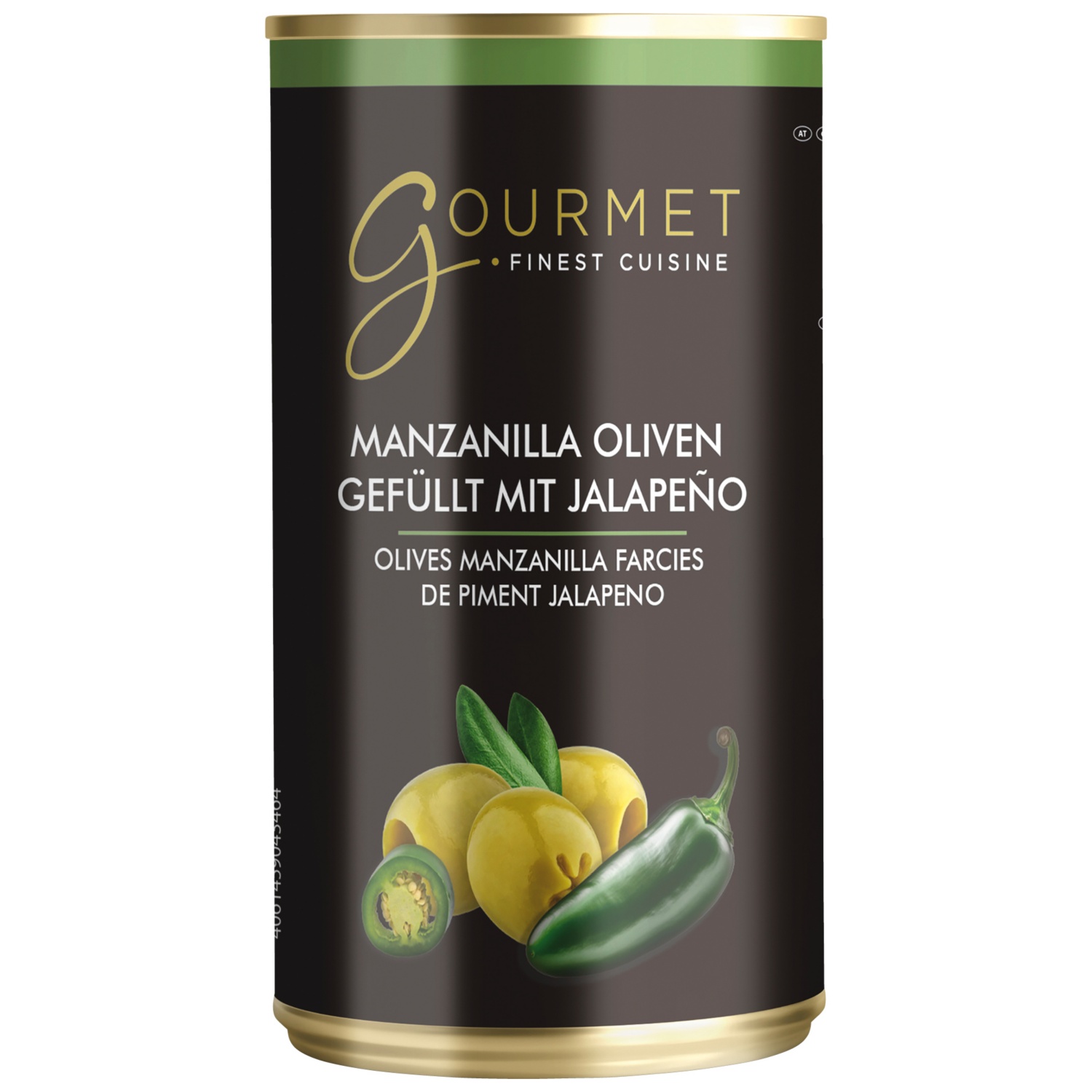 GOURMET Gefüllte Oliven in der Dose, Jalapeno
