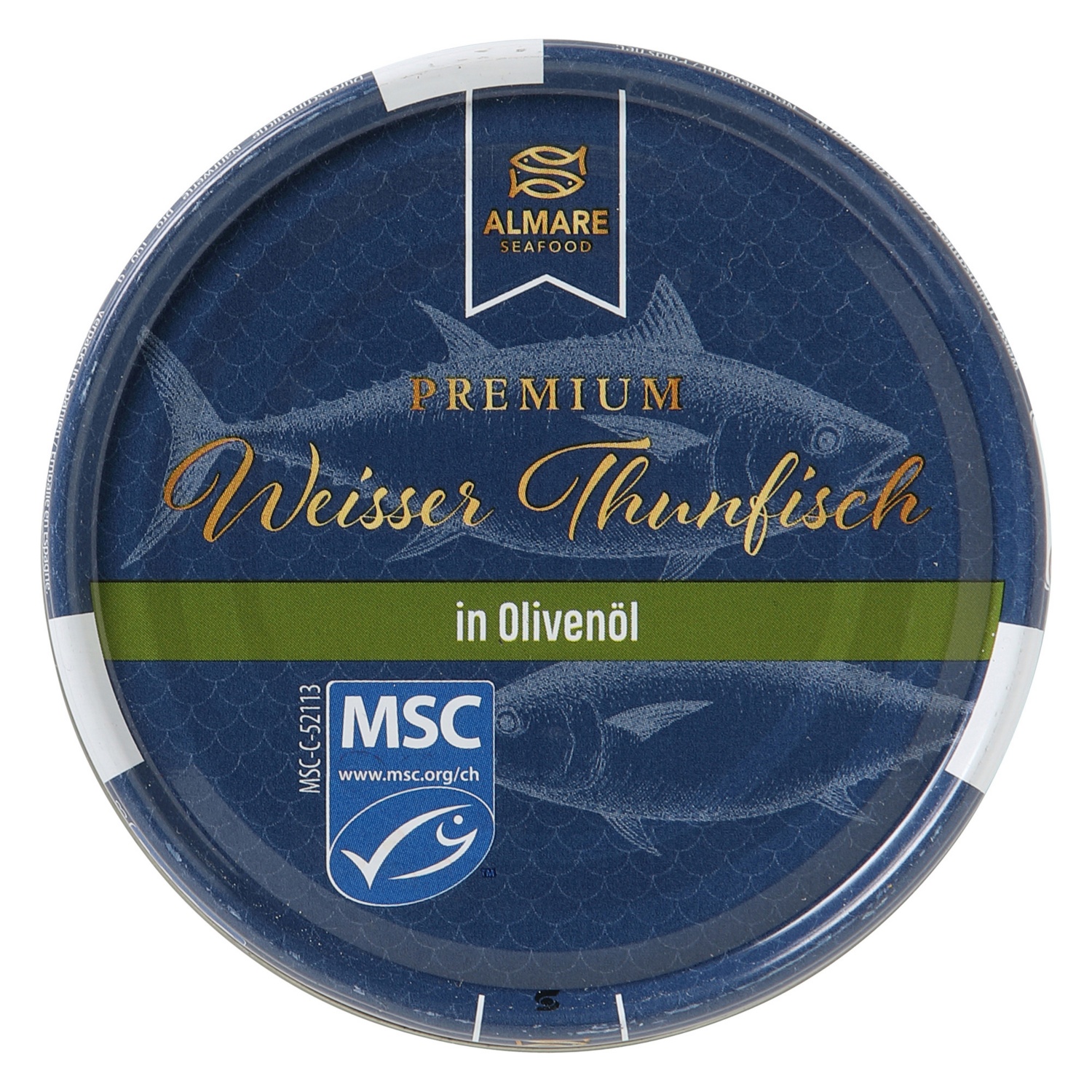 ALMARE SEAFOOD MSC Weisser Thunfisch Filets, Olivenöl
