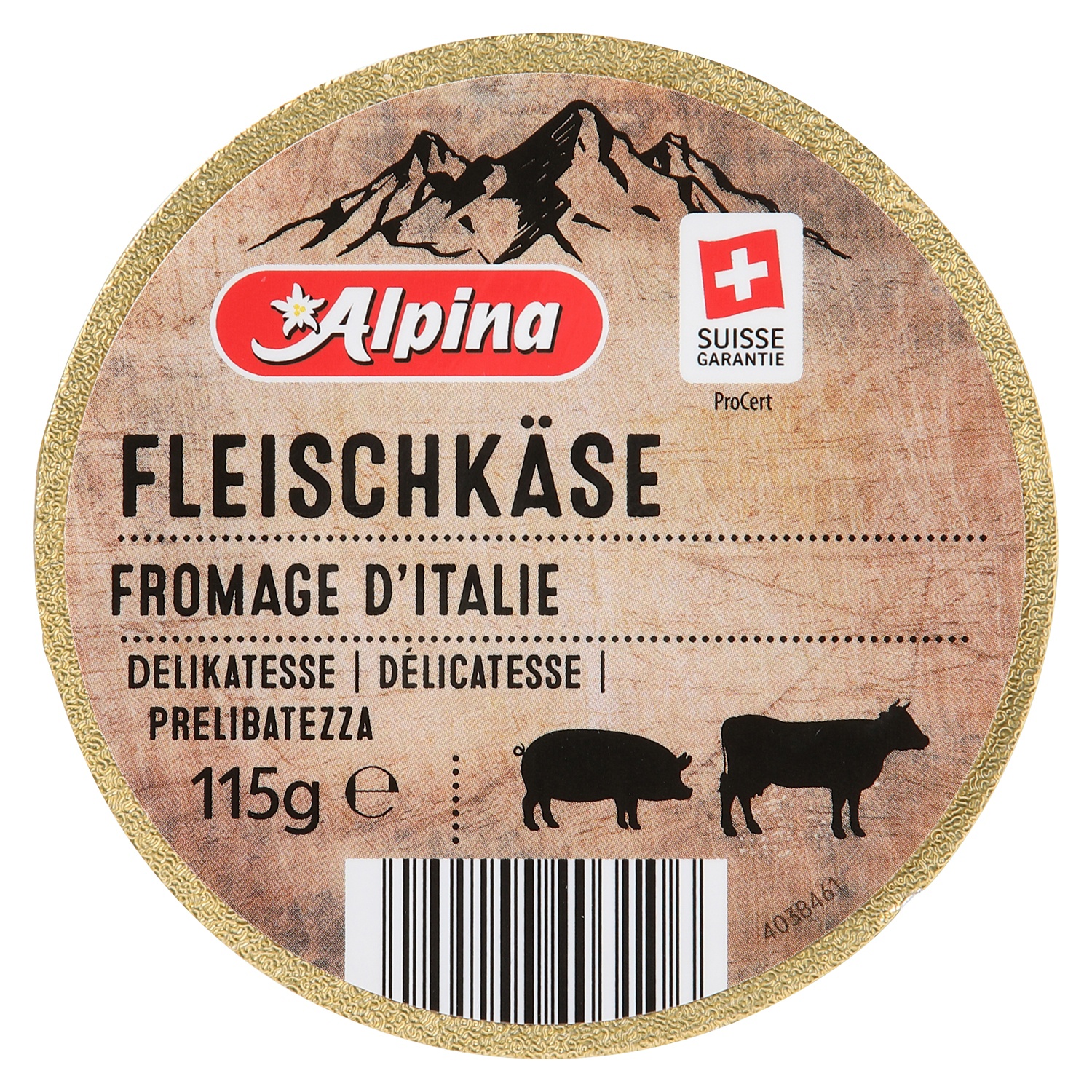 ALPINA Fleischkonserven Delikatess Fleischkäse