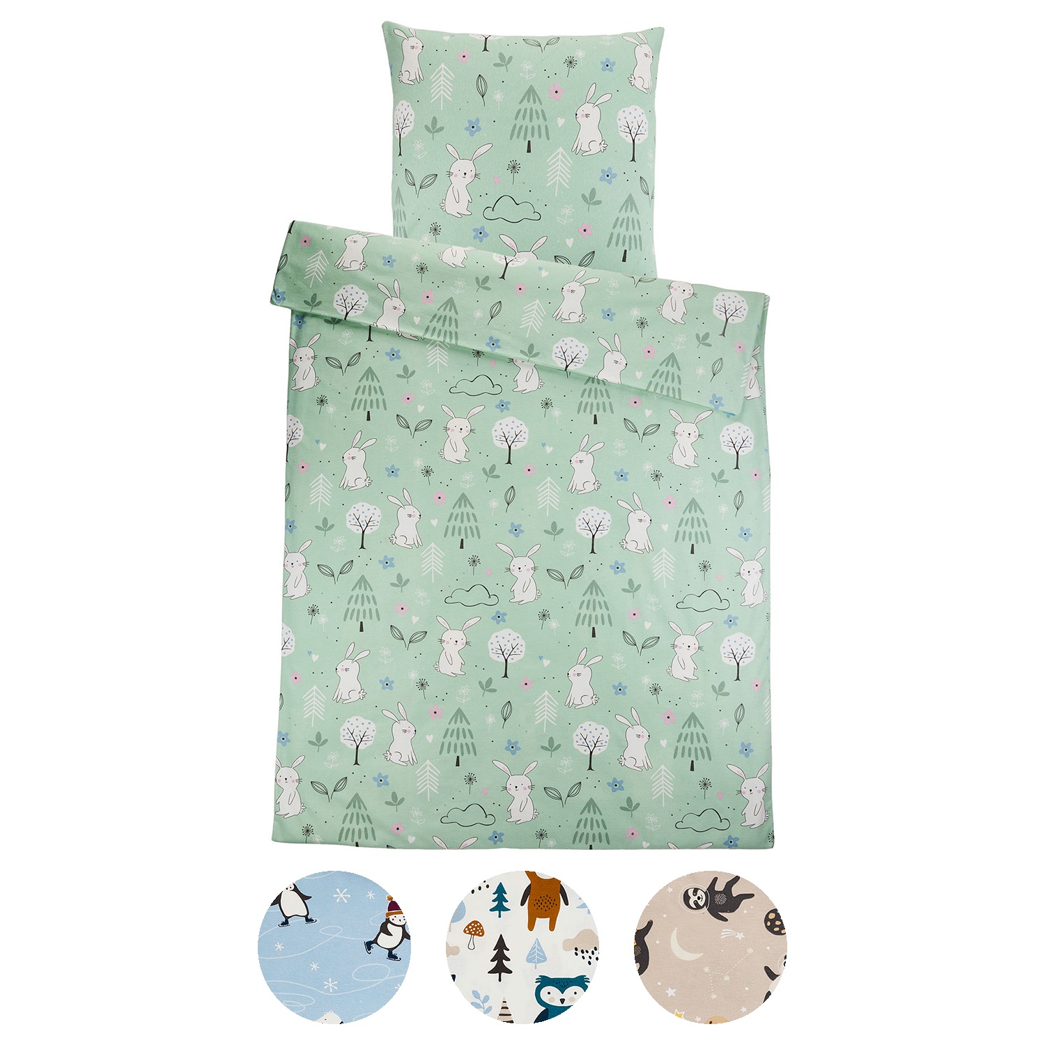 NOVITESSE Kinder Flanell Bettwäsche