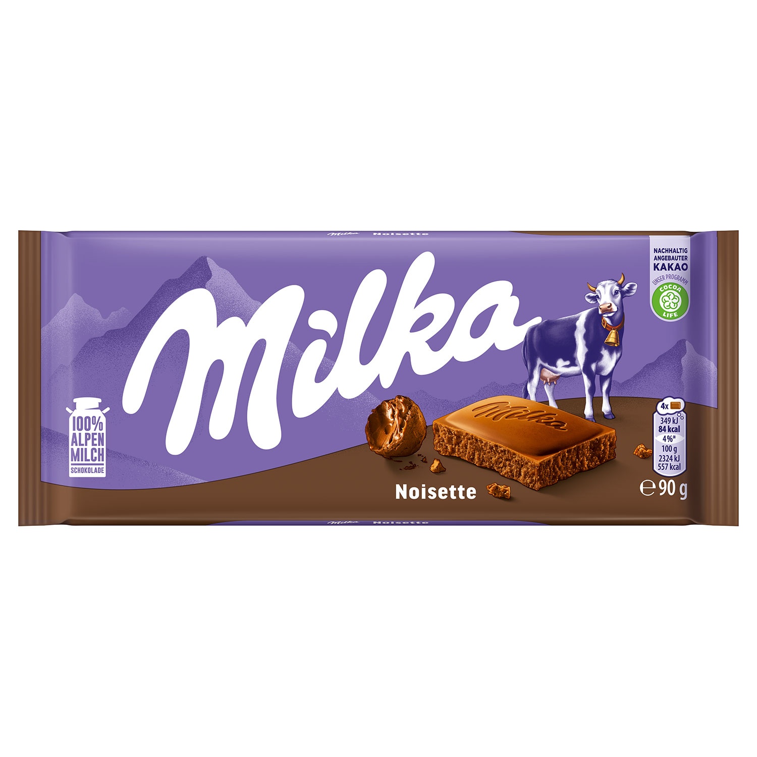 MILKA Schokolade, Noisette