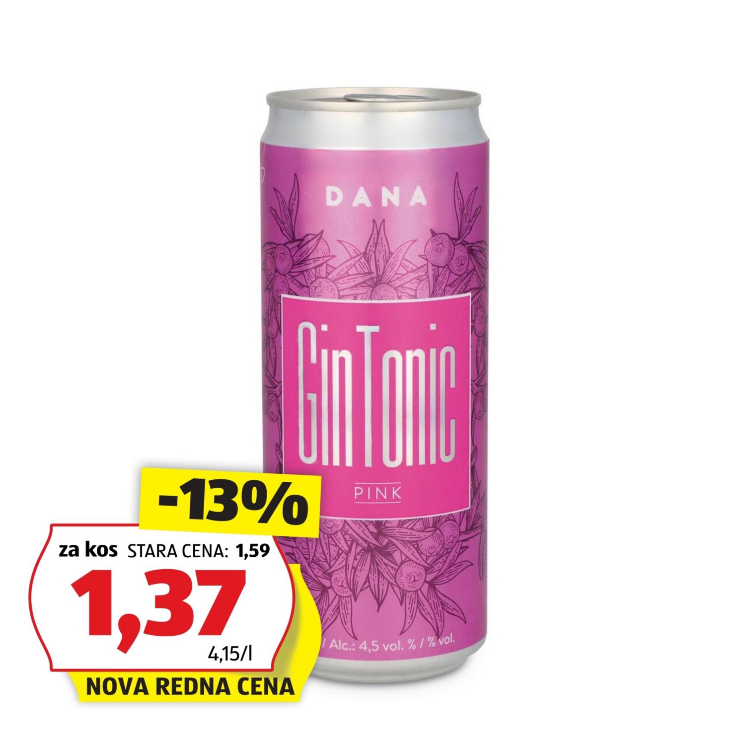 DANA Pink gin tonic