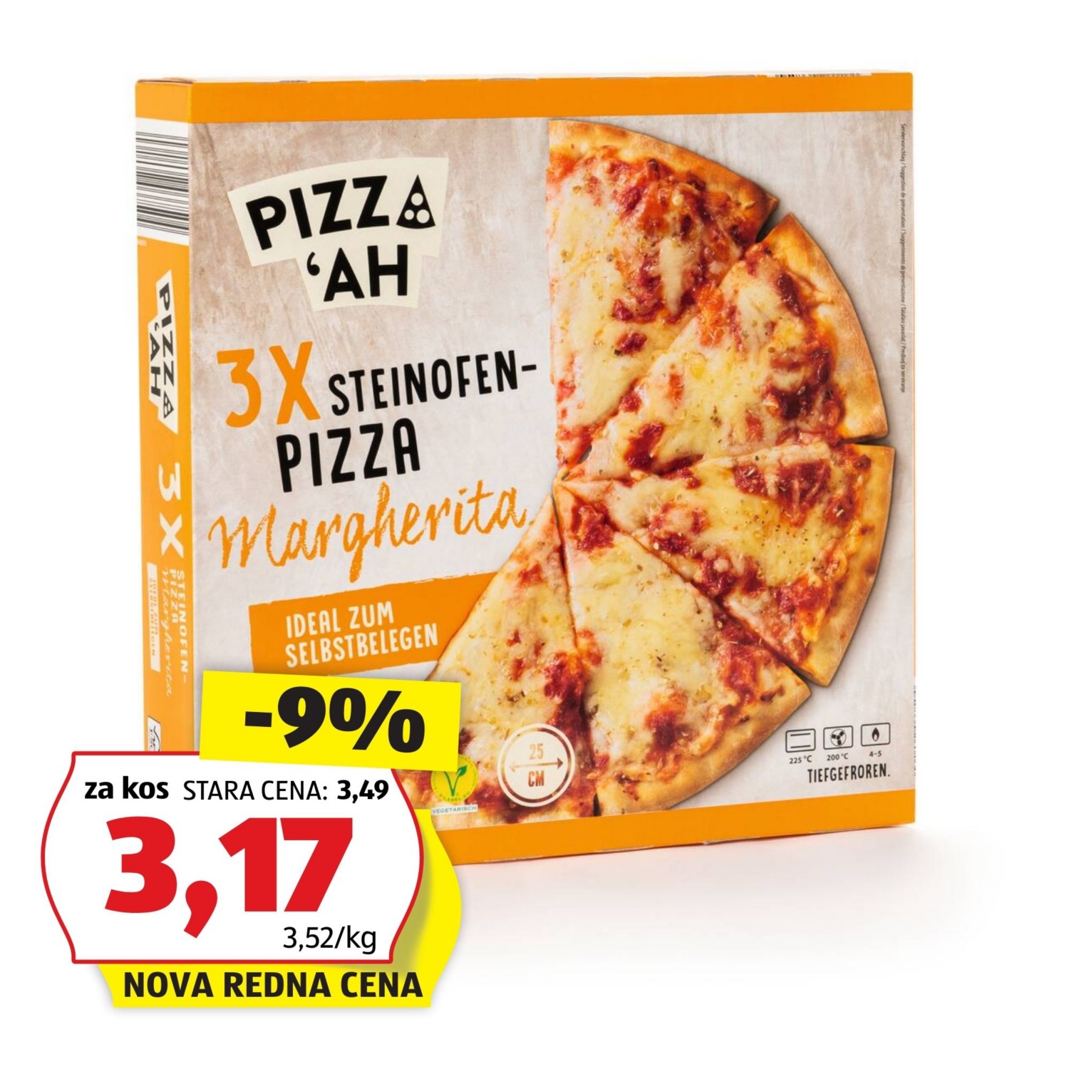 PIZZ‘AH Pizza Margherita