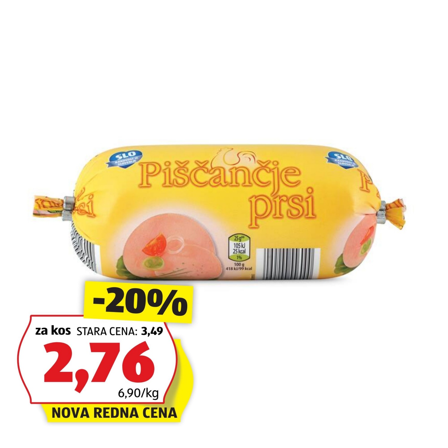 Piščančje prsi v ovitku