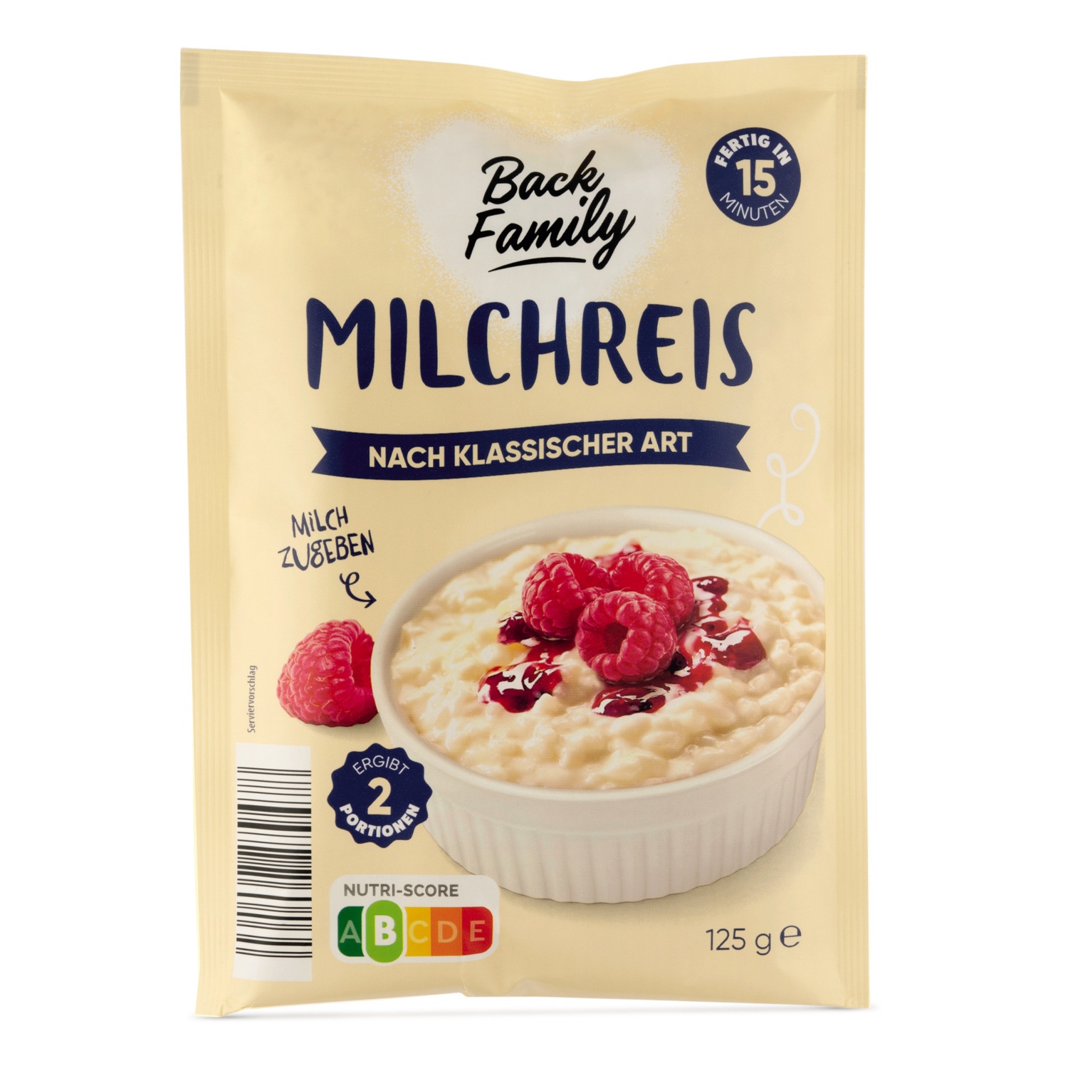 BACK FAMILY Süße Mahlzeiten, Milchreis