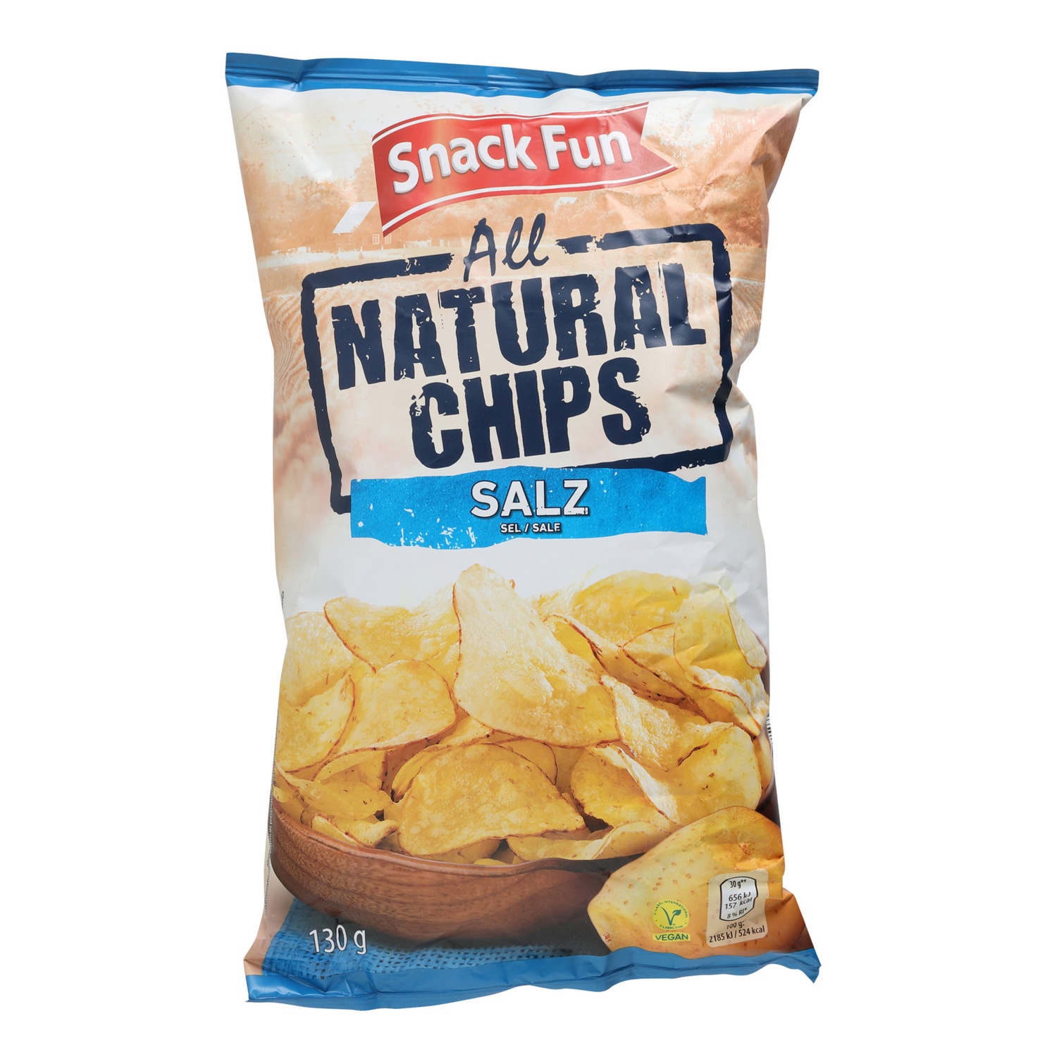 SNACK FUN Chips All Natural, sel