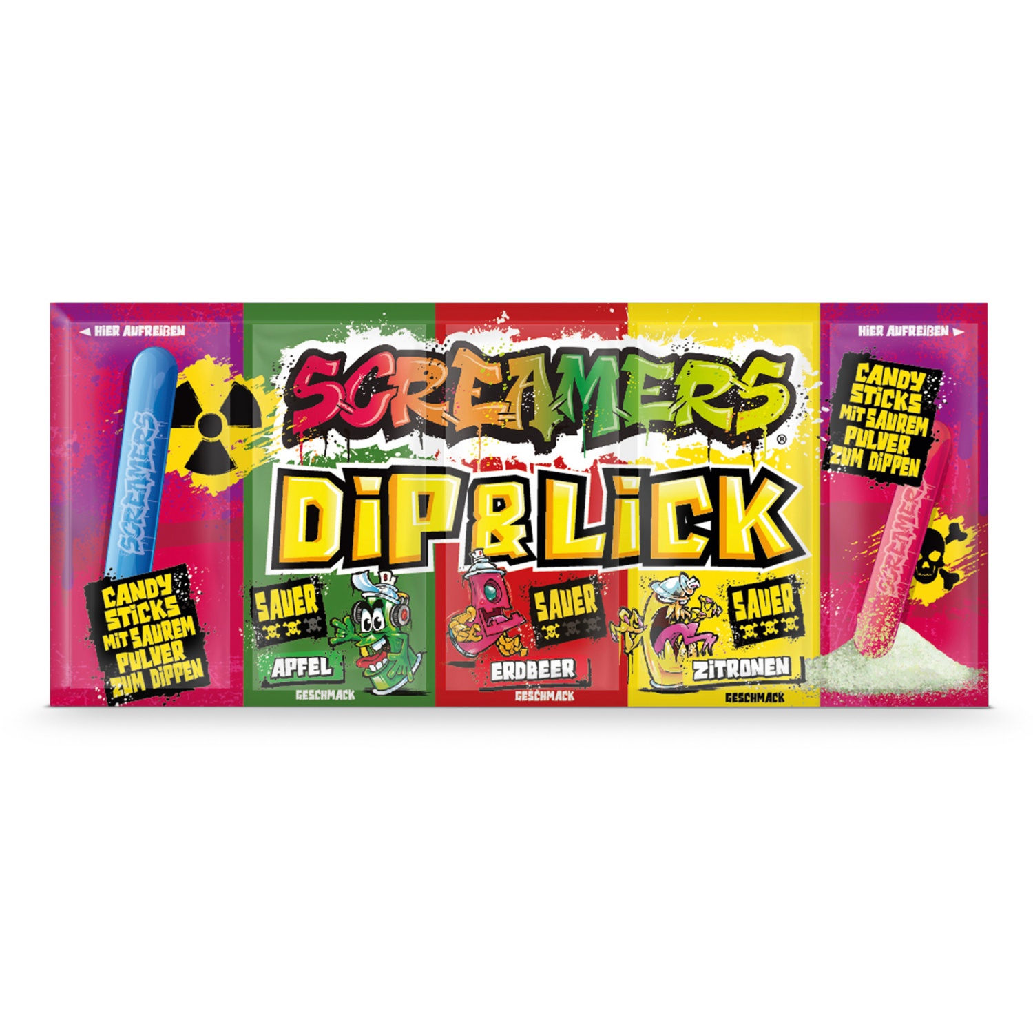 Retro Süßigkeiten, Sour Dip'n Lick