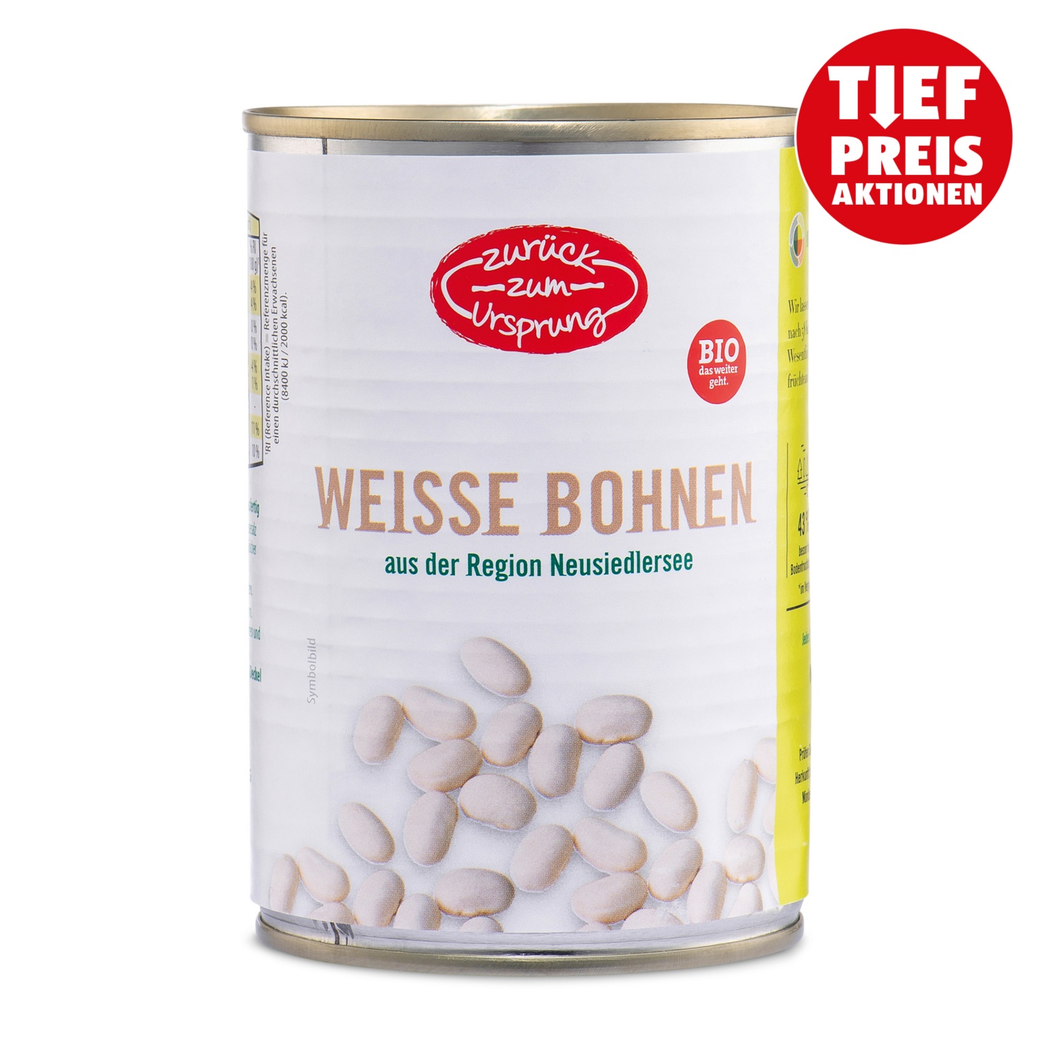 ZURÜCK ZUM URSPRUNG BIO-Hülsenfrüchte, Weiße Bohnen