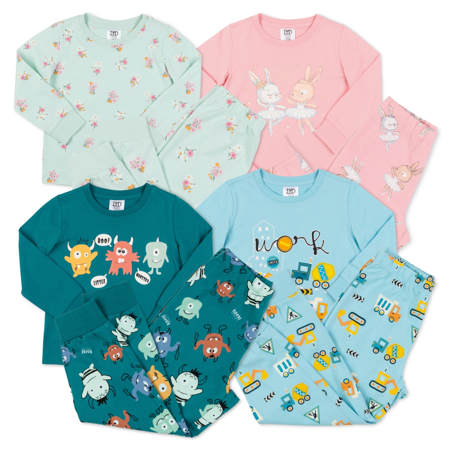 LILY & DAN Kleinkinder-/Kinder-Pyjama