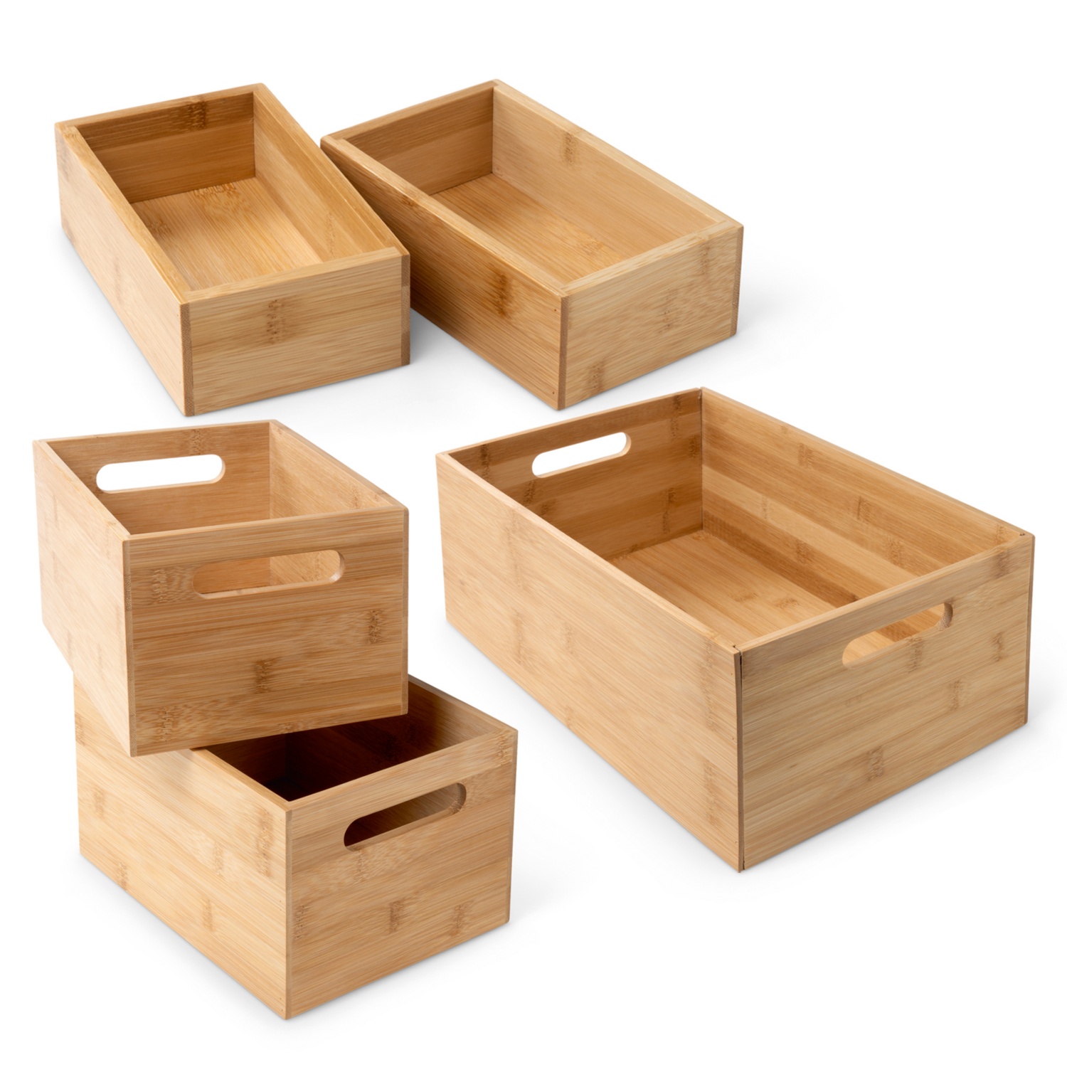 HOME CREATION Caisses de rangement en bambou