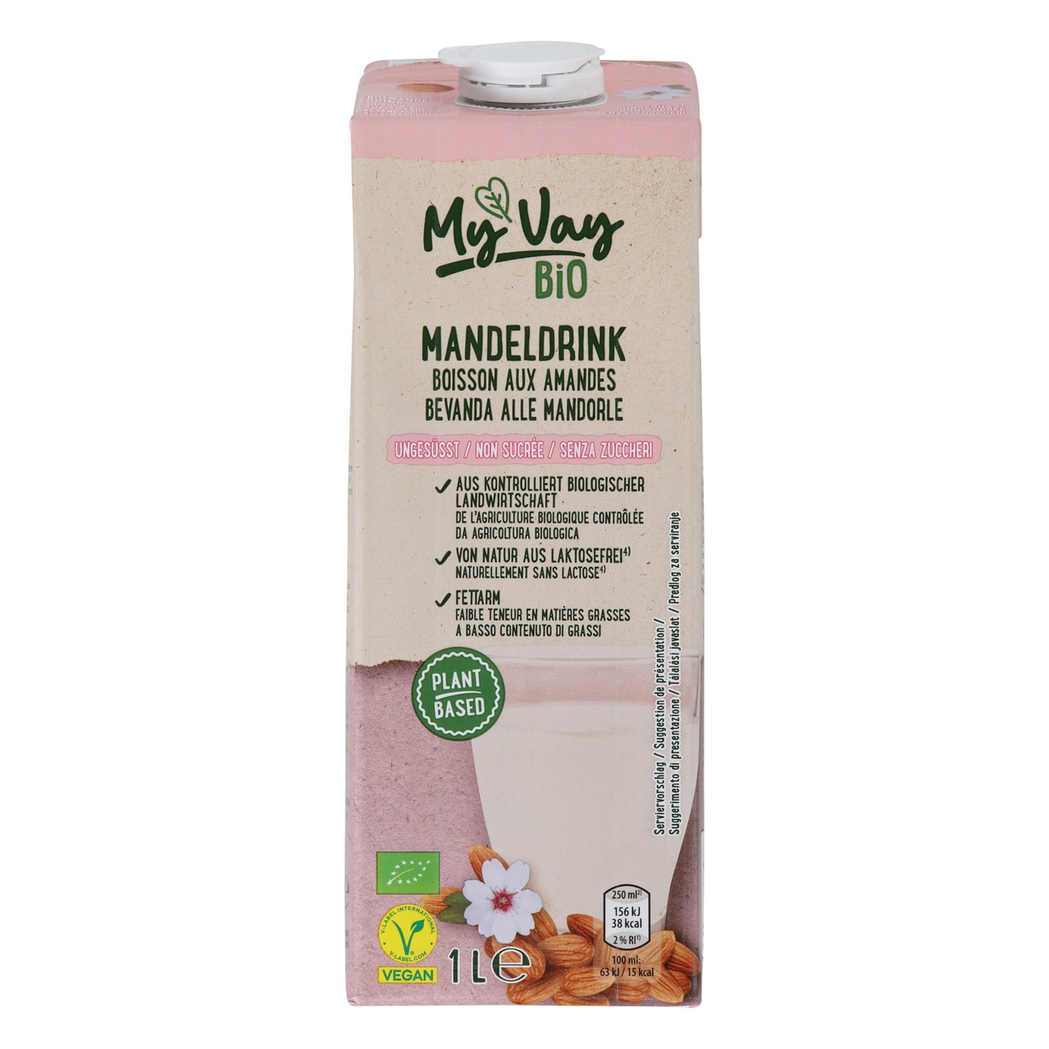 MY Vay Drink BIO alla mandorla, non dolcificato