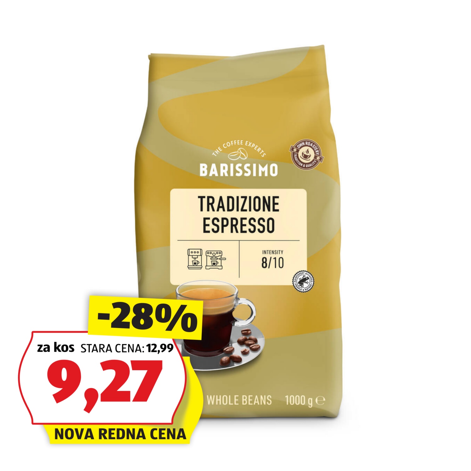 BARISSIMO Kava v zrnju 