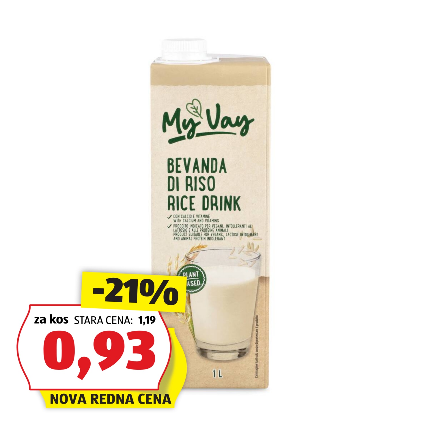 JUST VEG! Rižev napitek