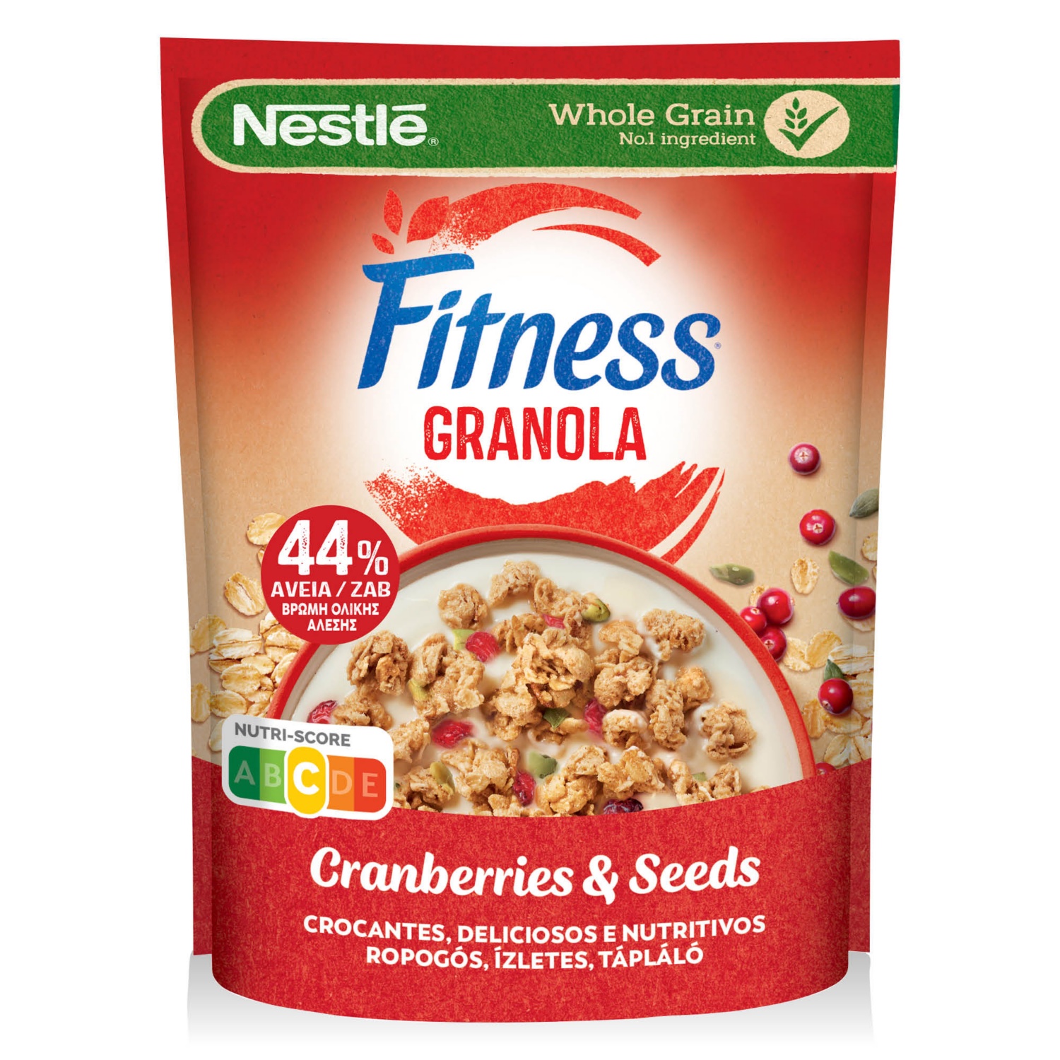 NESTLÉ Fitness granola, vörös áfonyás, 300 g