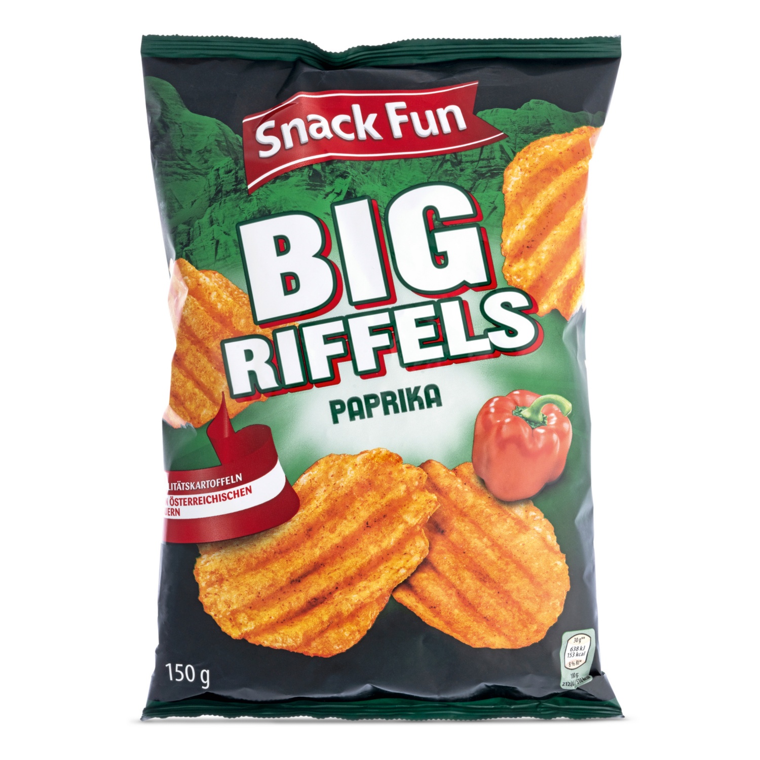 SNACK FUN Big Riffels, Paprika