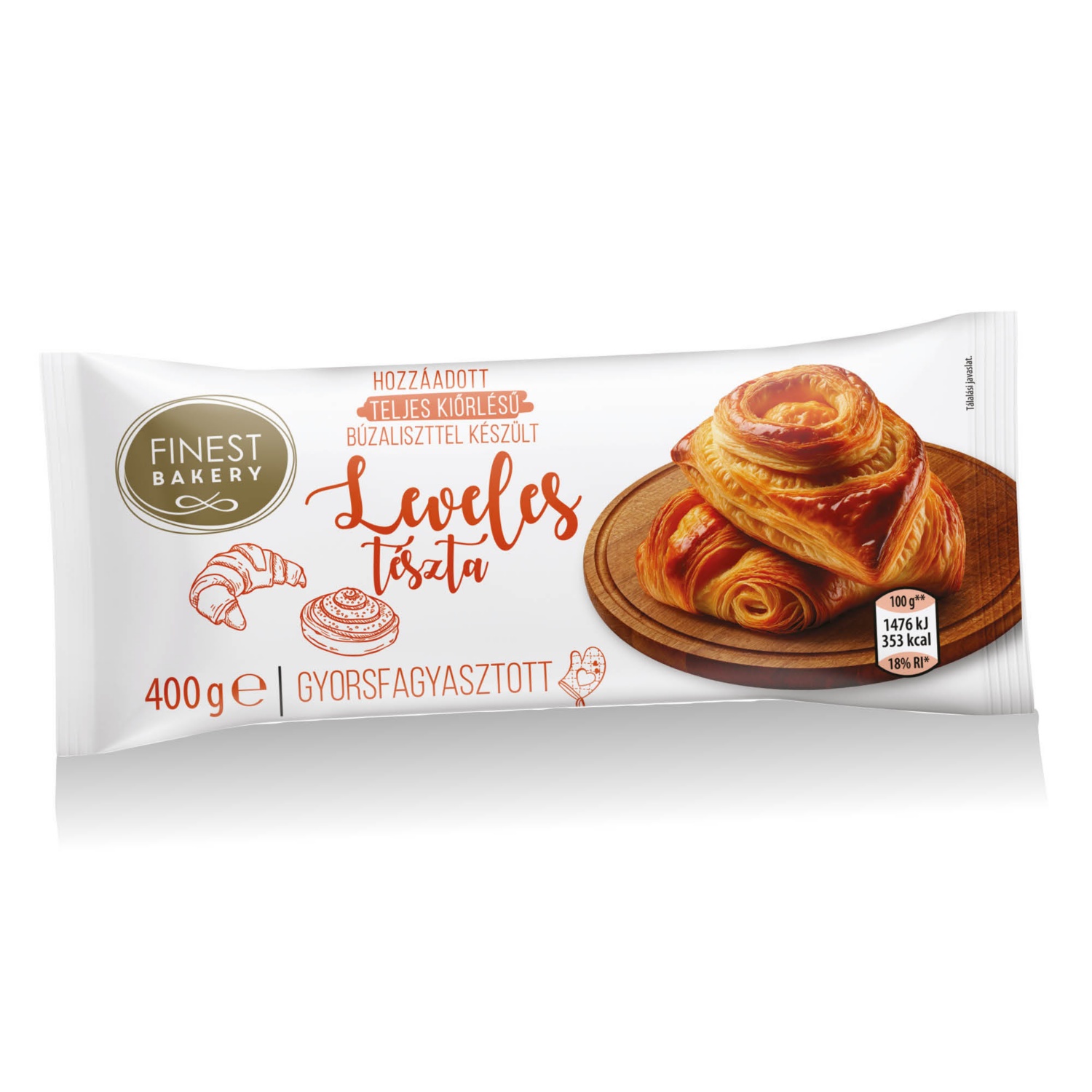 FINEST BAKERY Leveles tészta, 400 g
