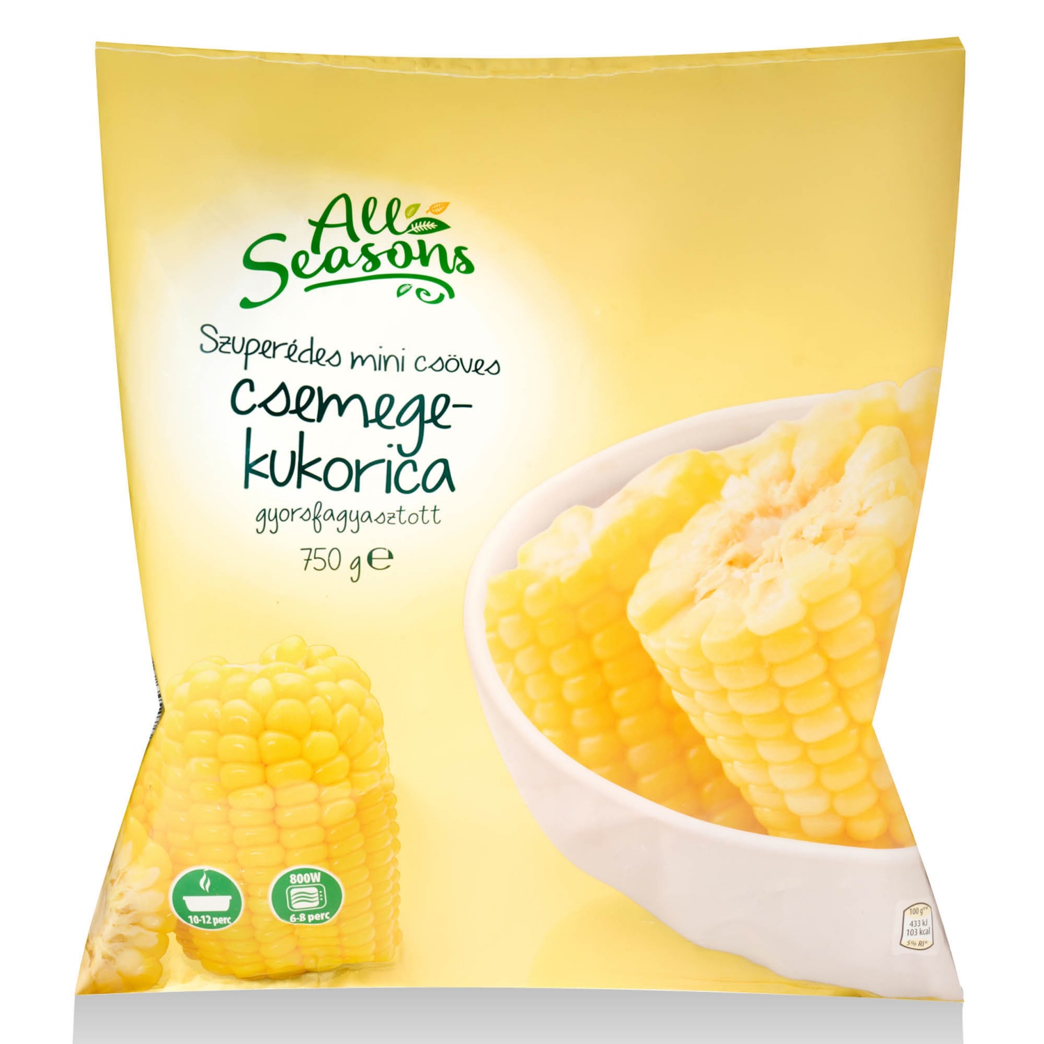 ALL SEASONS Csöves kukorica, 750 g