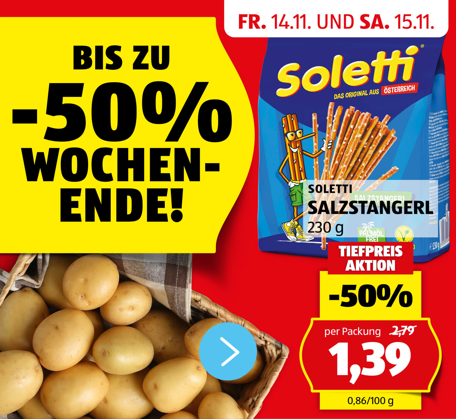 Aktionen: -50% Wochenende! - Angebote von 14.11. und 15.11.