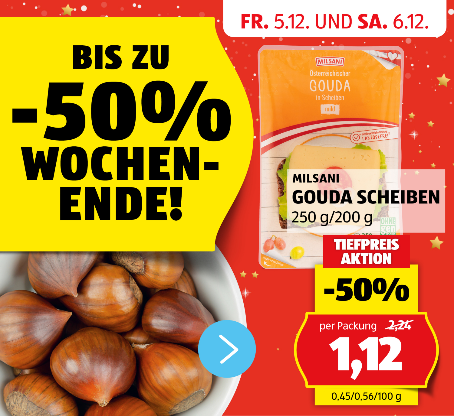 Aktionen: -50% Wochenende! - Angebote von 5.12. und 6.12.