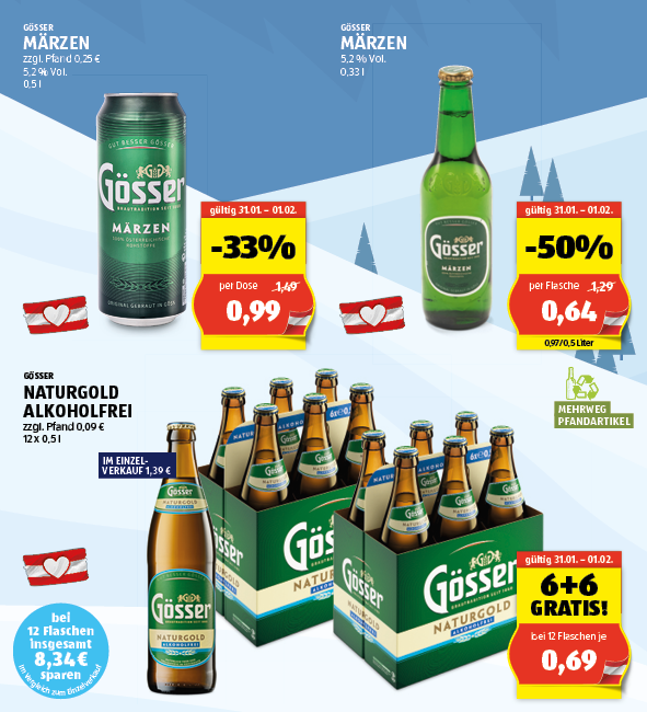 Diverse Gsser Produkte bis zu -50 % billiger.