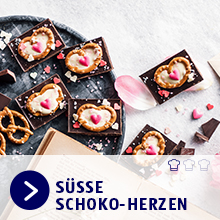 Süße Schoko-Herzen